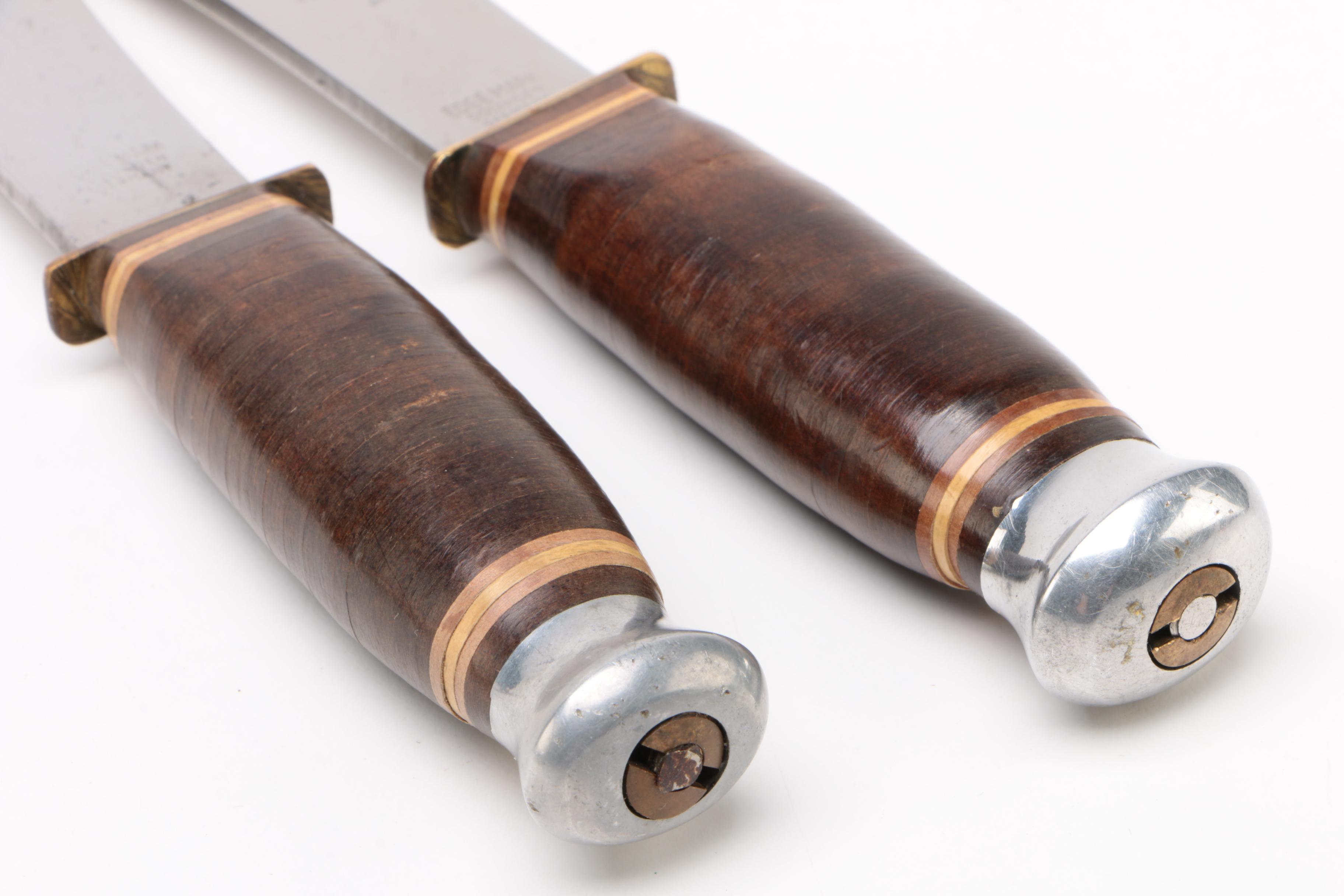 WWII Filipino Fighting Knife and Vintage Throwing Knives EBTH