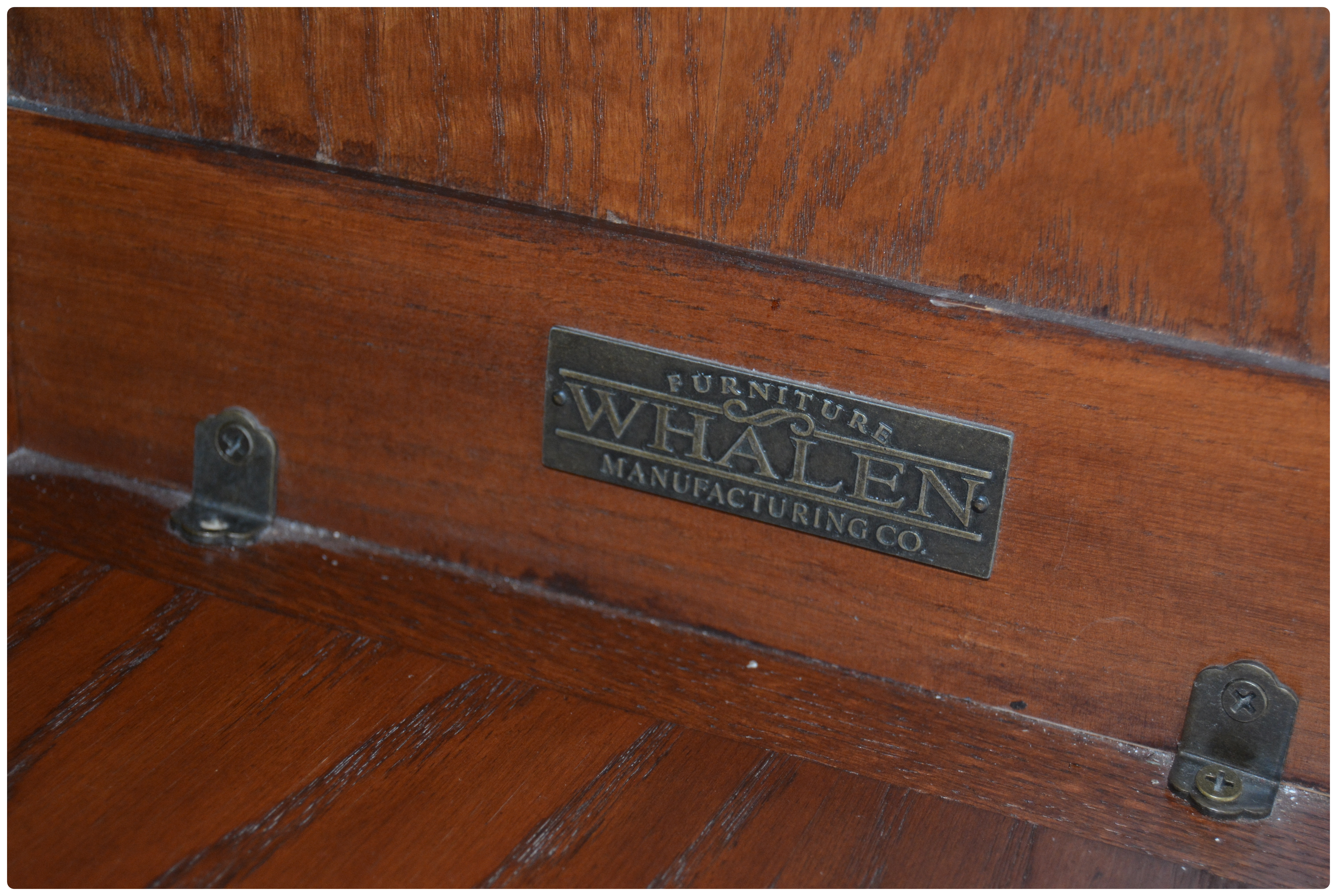 Whalen Oak RollTop Computer Desk, Contemporary EBTH