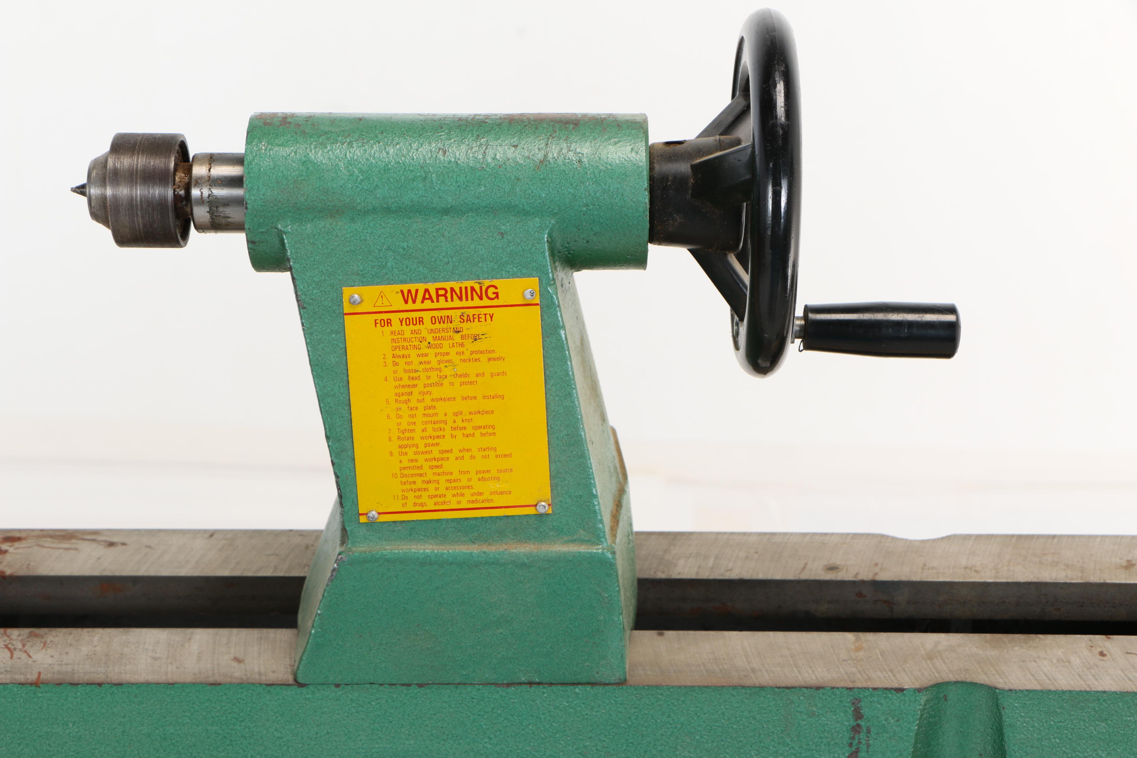 Central Machinery T34706 Variable Speed Wood Lathe EBTH