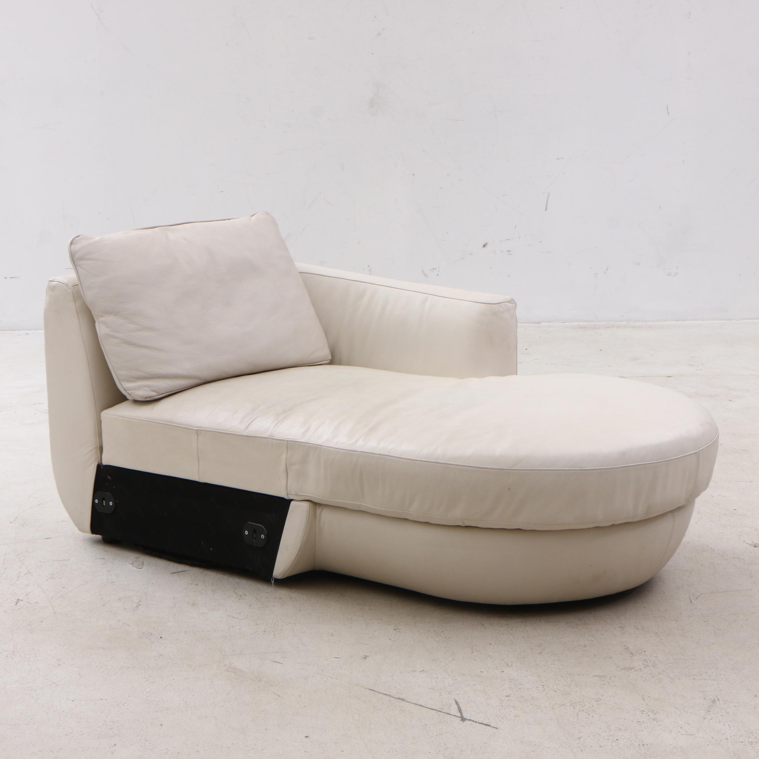 Natuzzi White Leather 9Piece Sectional Sofa EBTH