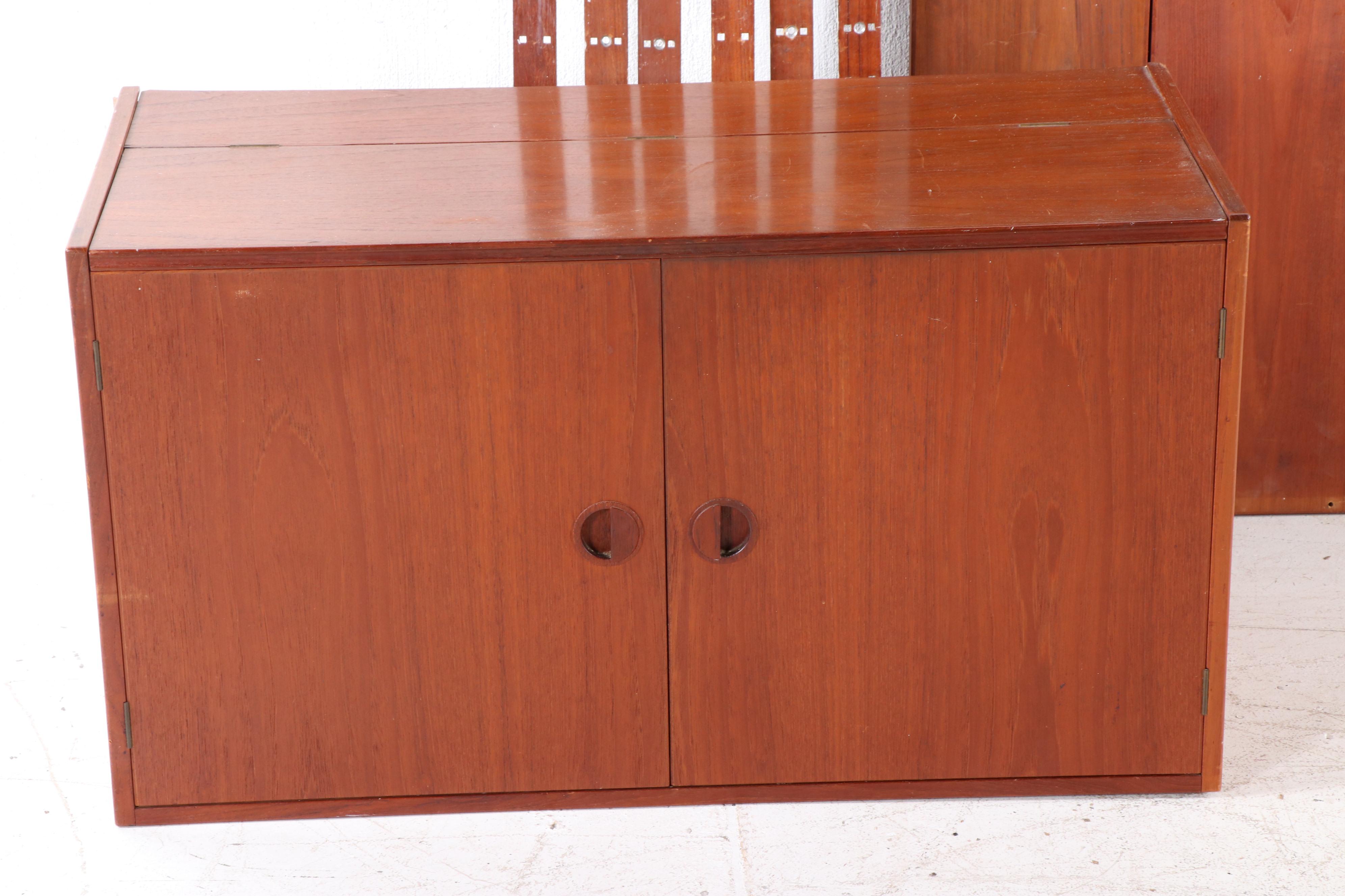 Danish Modern HG Furniture Teak Modular Wall Unit, Mid 20th to Late