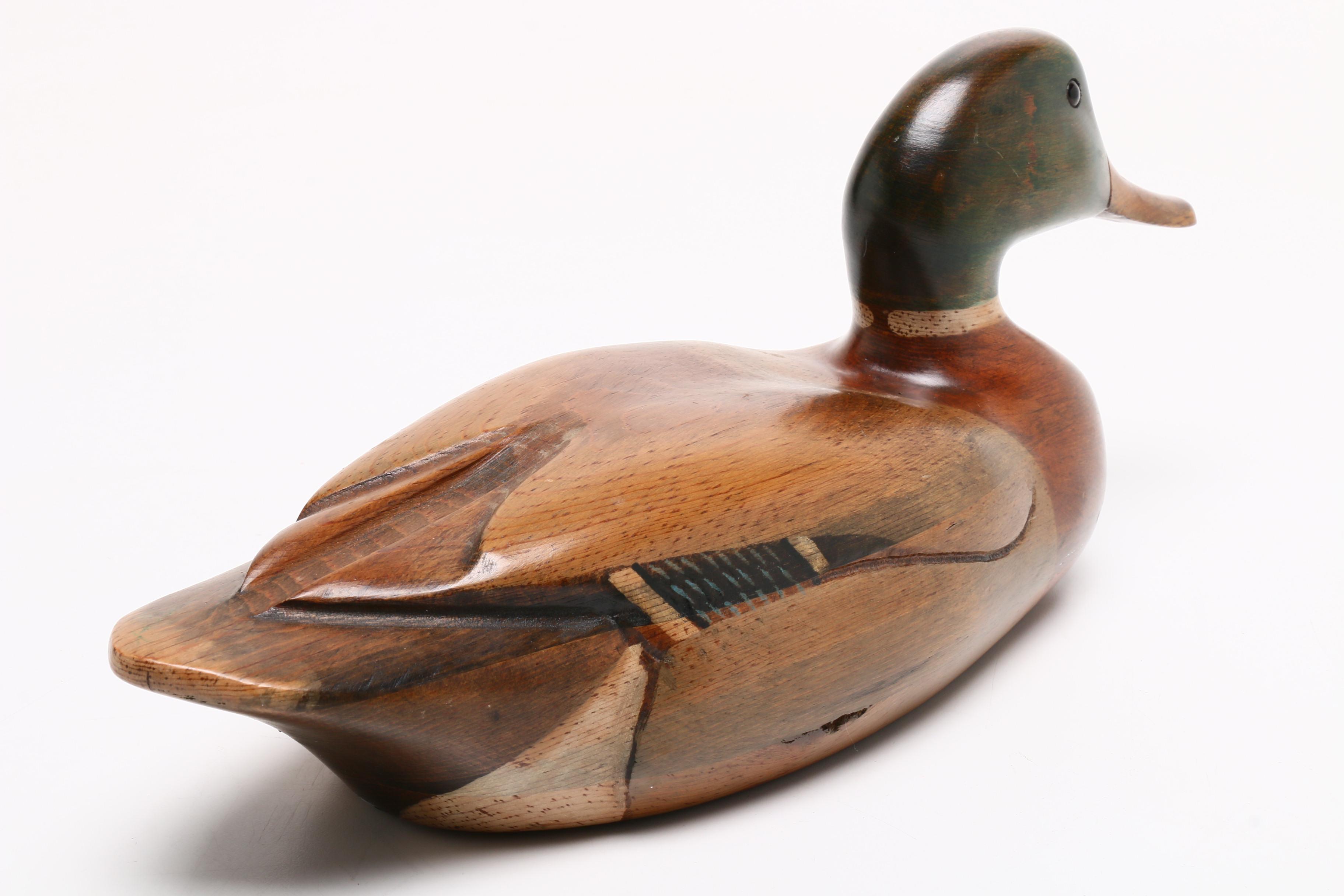 Carved Wooden Decoy Ducks by Tom Taber | EBTH