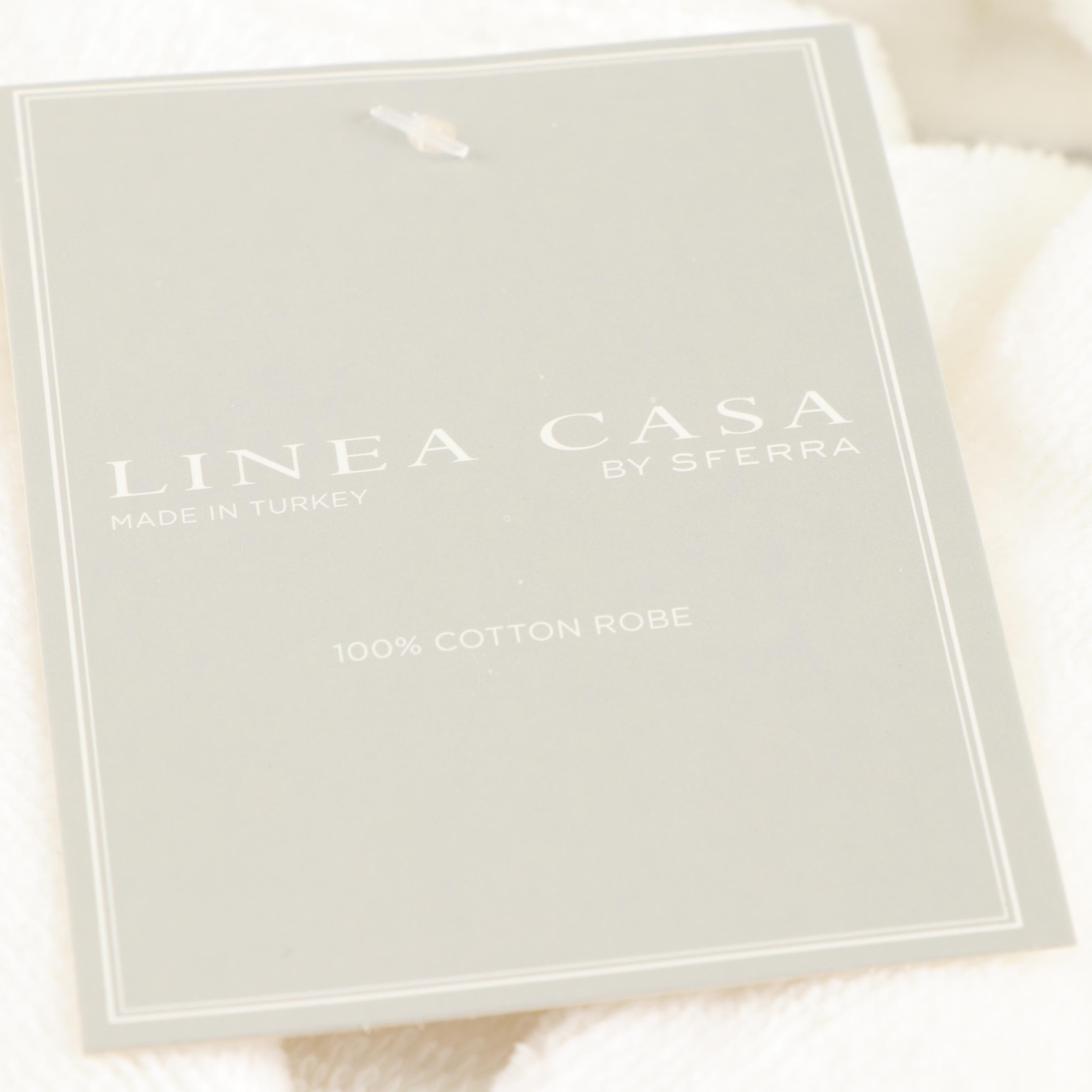 Sferra Linea Casa Spa Robe and Peacock Alley Beach Towel EBTH