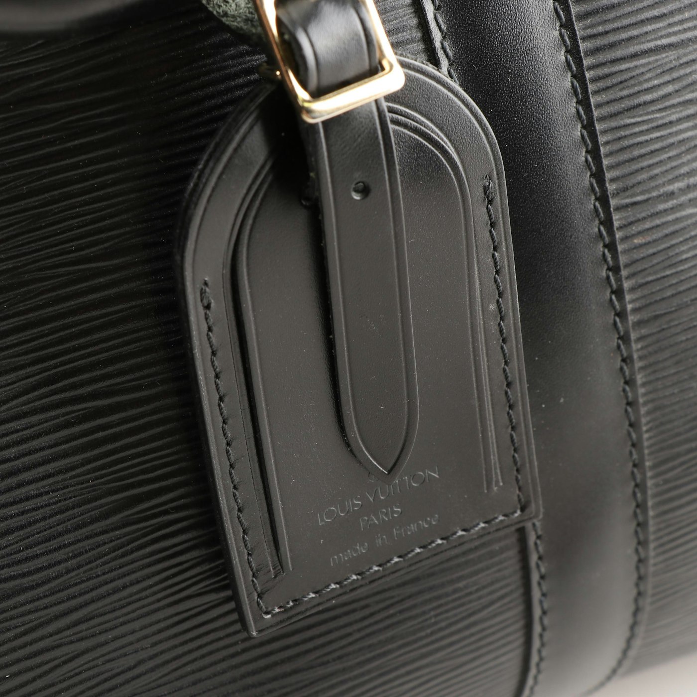 Louis Vuitton Paris Black Epi Leather Keepall 50 Duffle Bag | EBTH