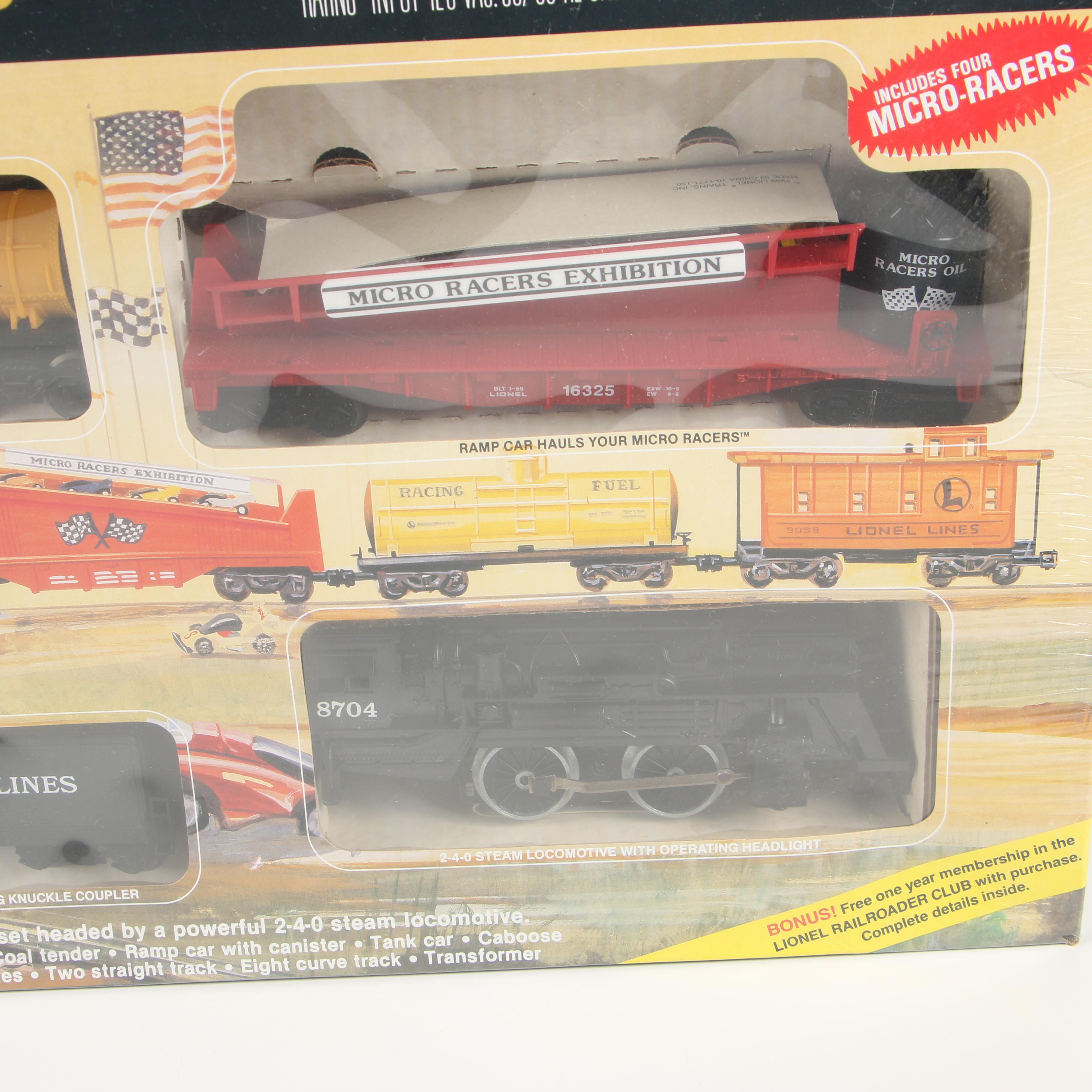 Lionel Micro Racers Express 027 Gauge Electric Train Set, 1989 EBTH