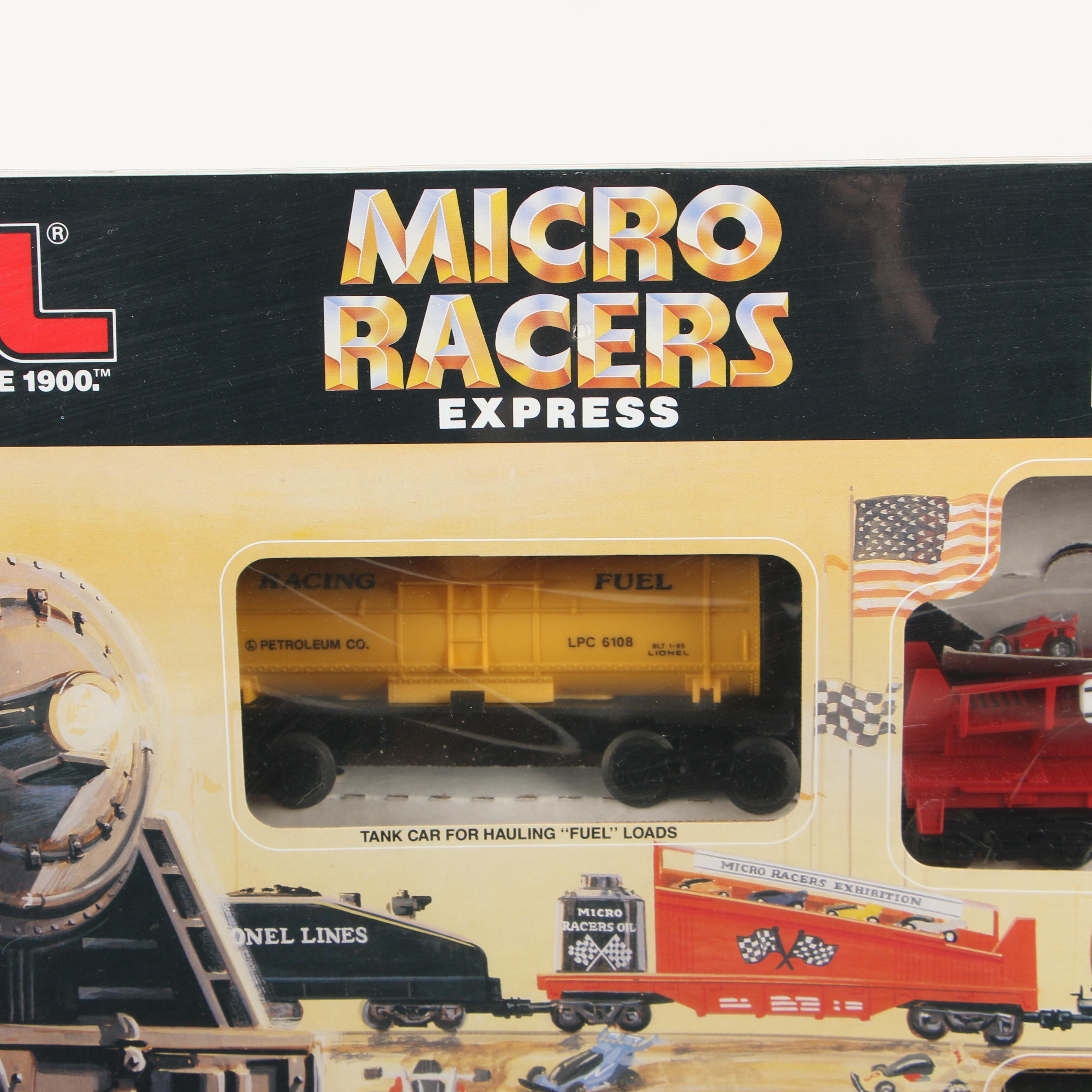 Lionel Micro Racers Express 027 Gauge Electric Train Set, 1989 EBTH
