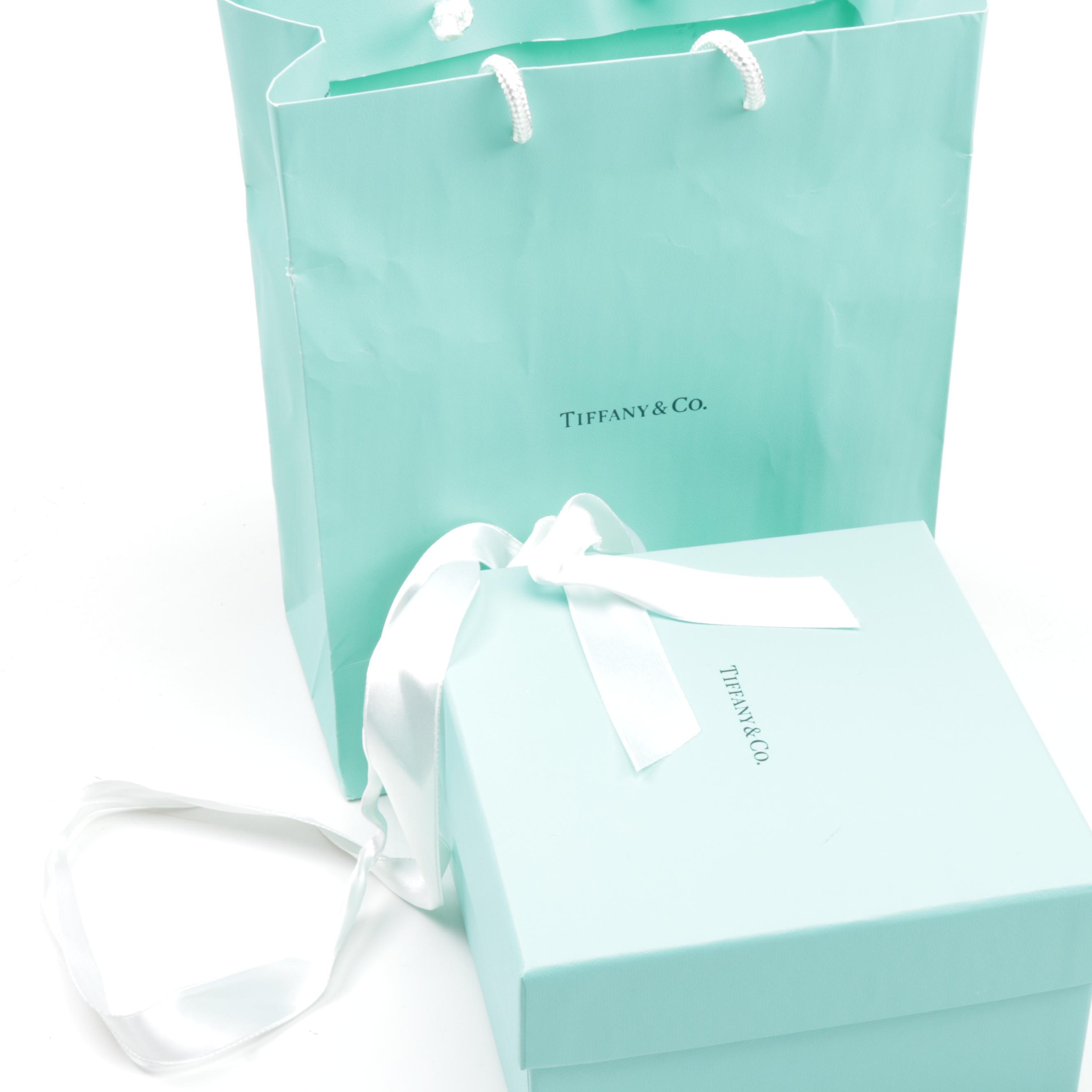 Tiffany & Co. Cut Crystal Candy Dish, Made in Italy EBTH