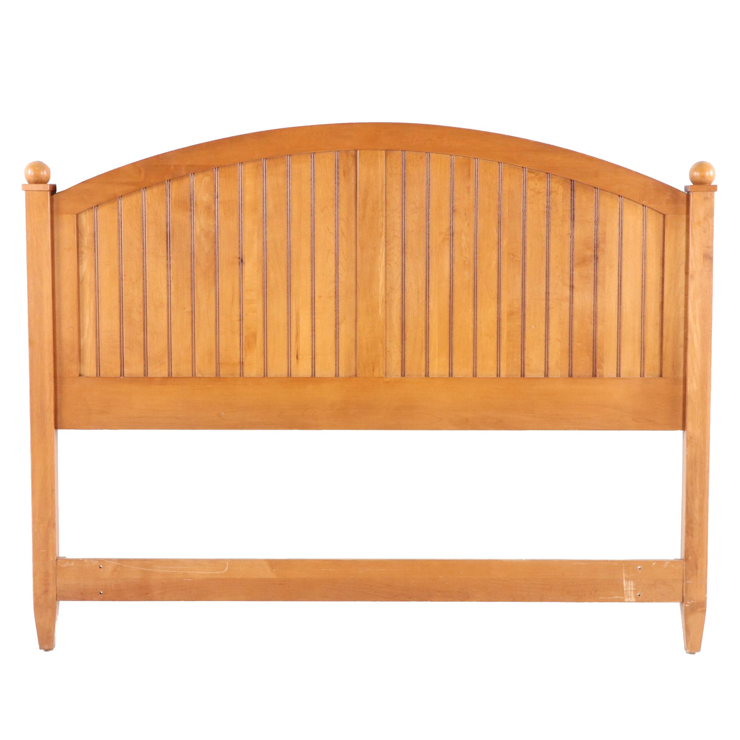 Ethan Allen Queen Size Maple Headboard, Circa 1990 EBTH