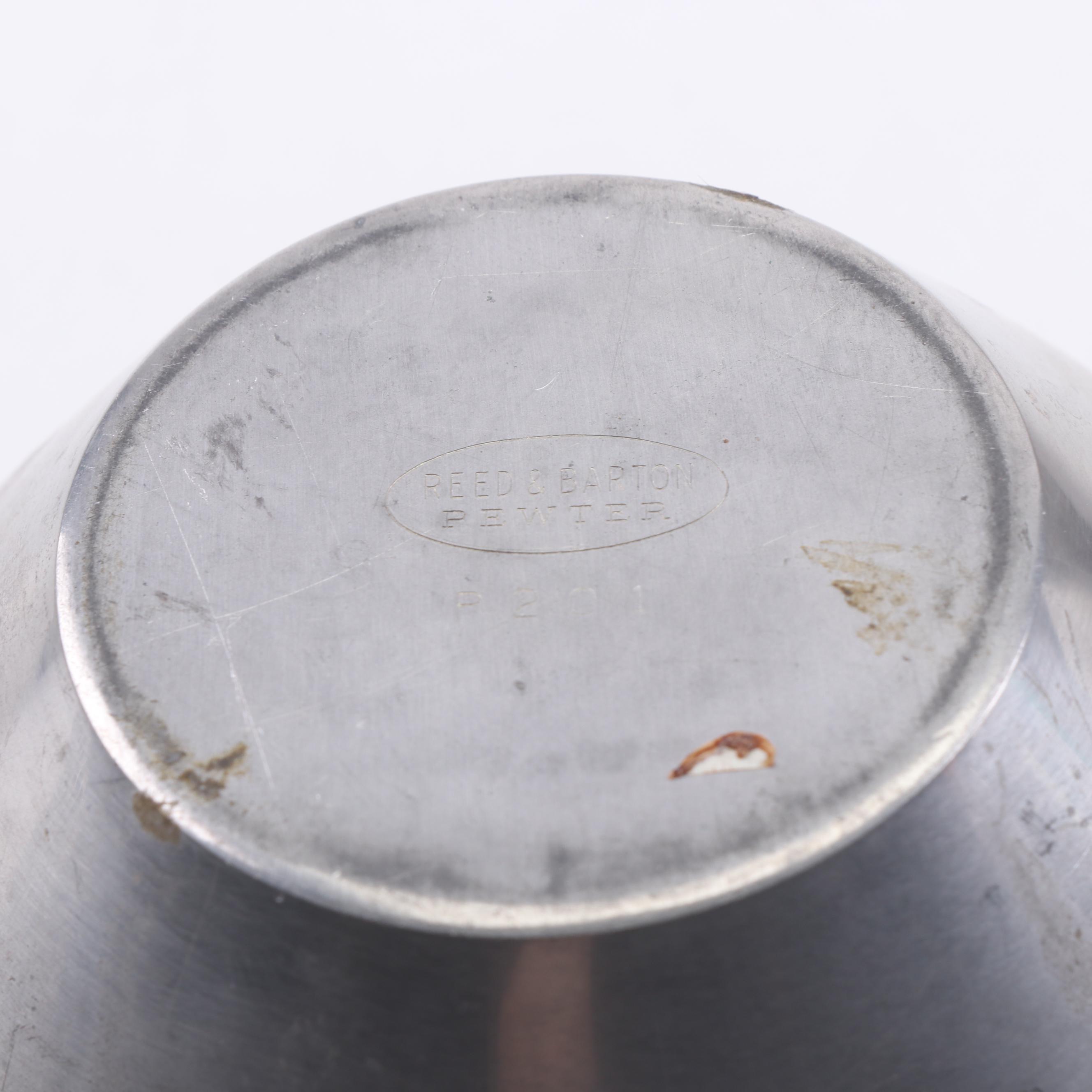 Reed and Barton Pewter Tea and Coffee Set, Mid 20th Century EBTH