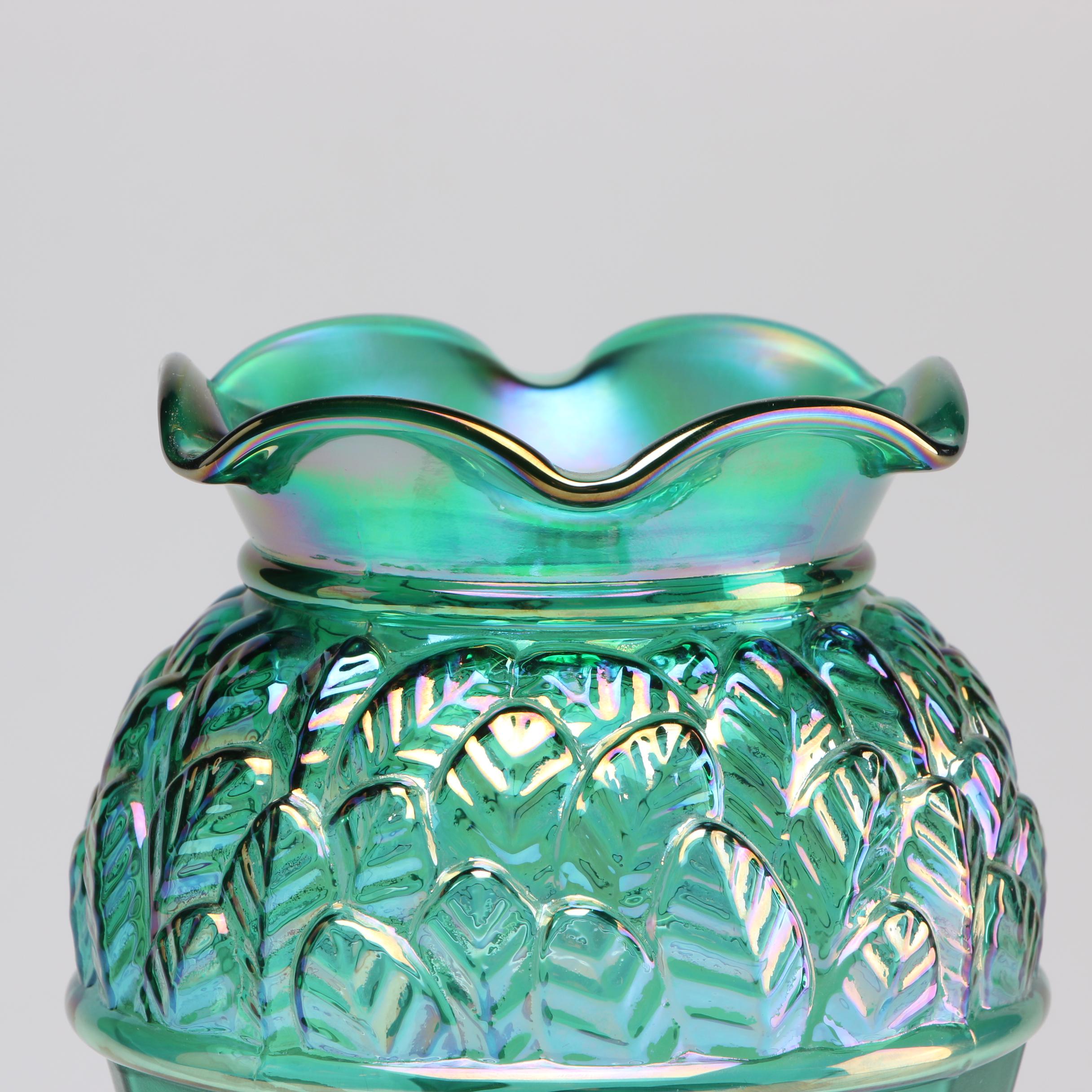 HandPainted Fenton Glass Vase from the Designer Showcase Series EBTH