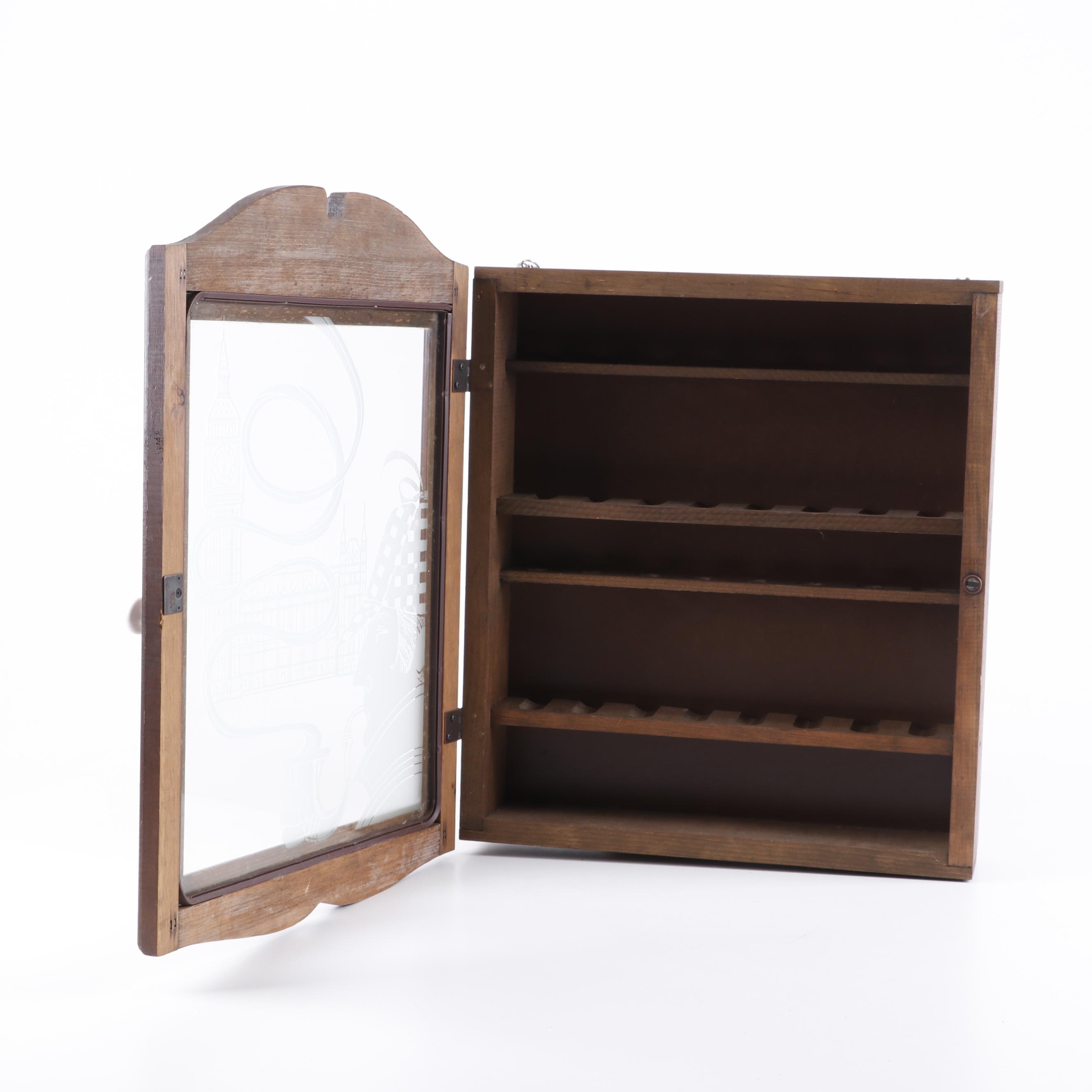 Sherlock Holmes Smoking Pipe Display EBTH