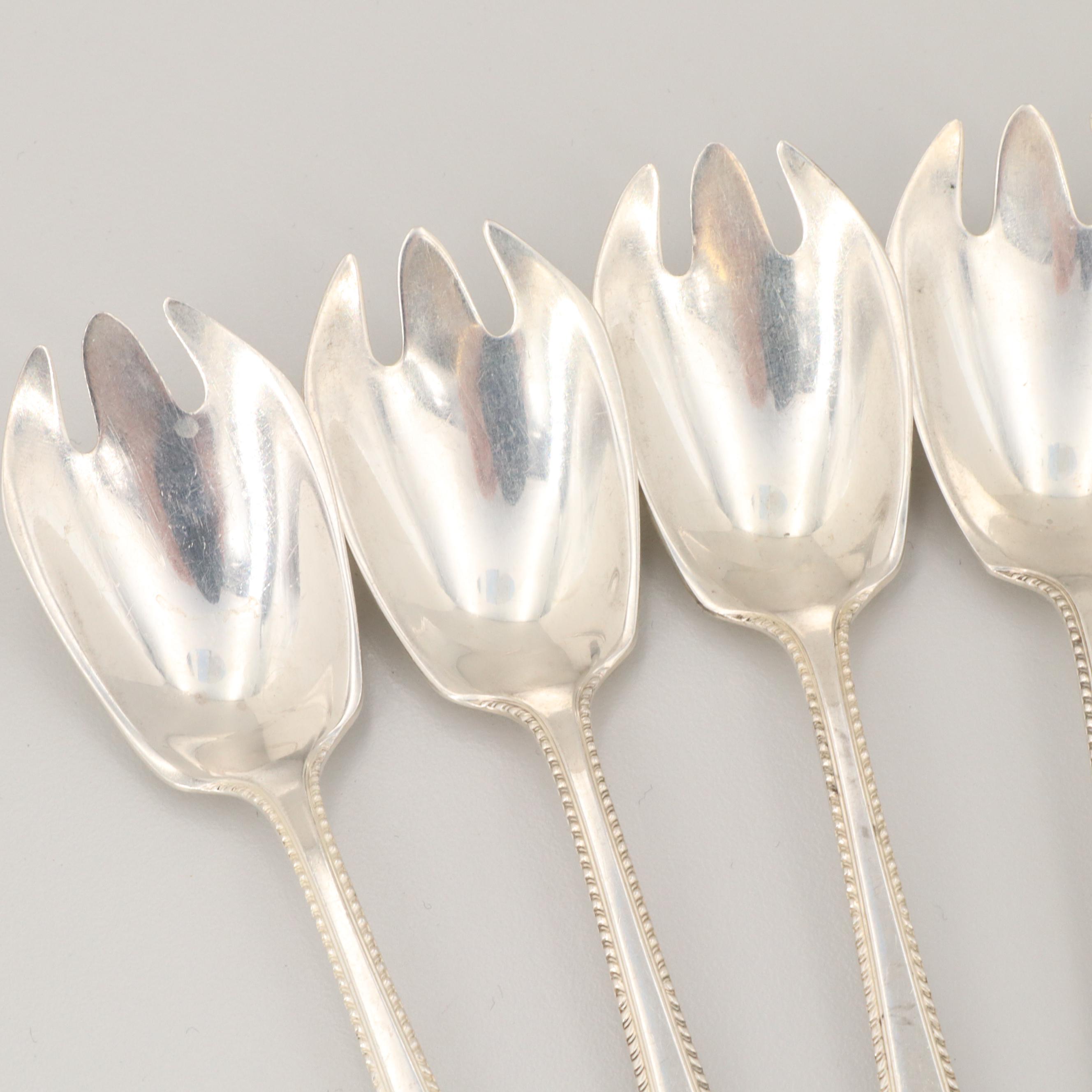 Wallace Silversmiths Sterling Silver Runcible Spoons EBTH