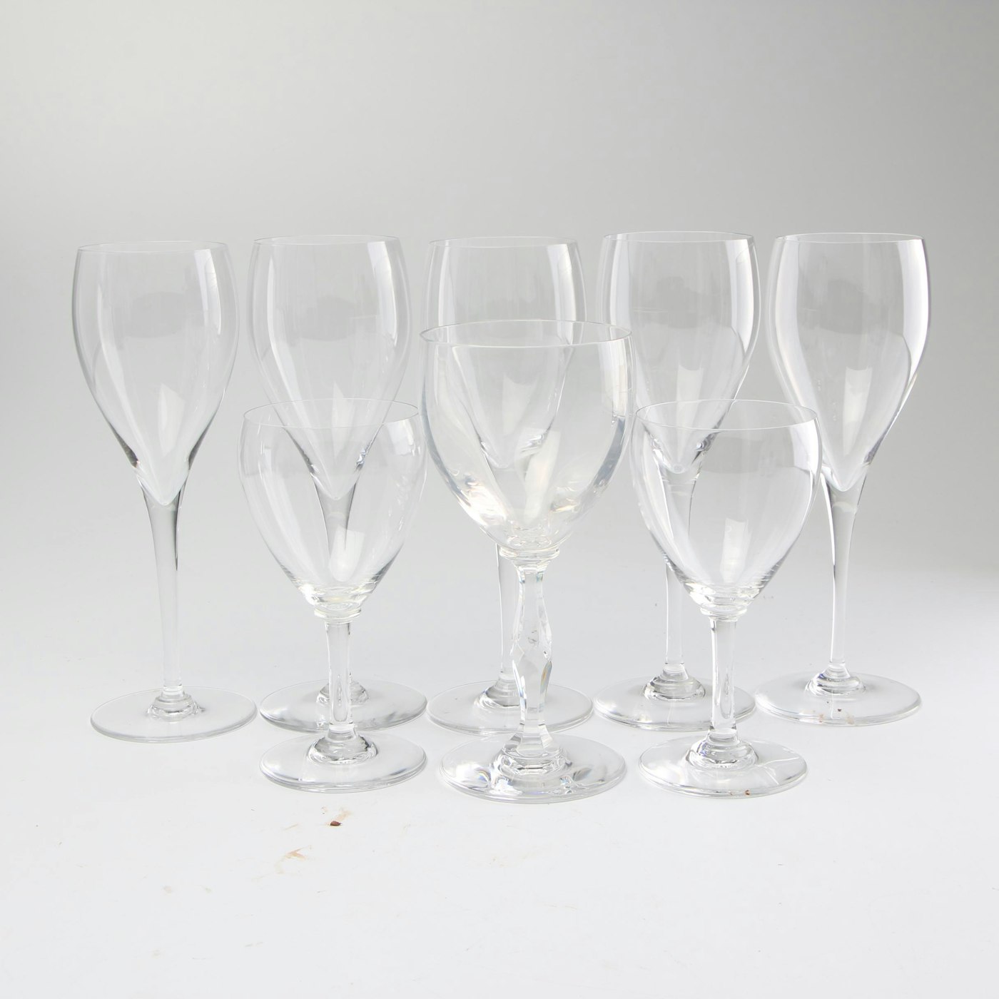 Baccarat Crystal Cocktail Glasses And Other Stemware Ebth