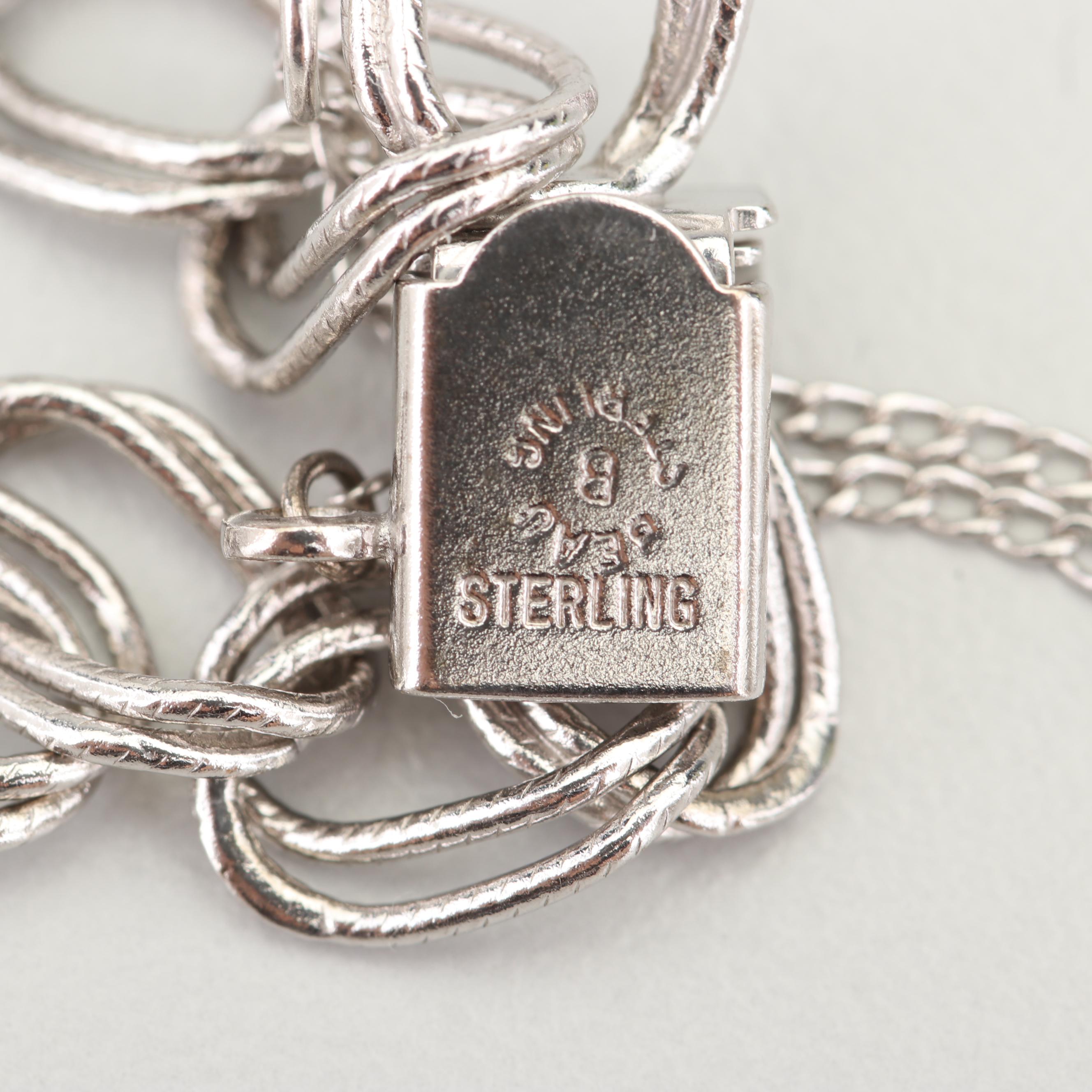 Sterling Silver Bracelet with James Avery Sterling Silver