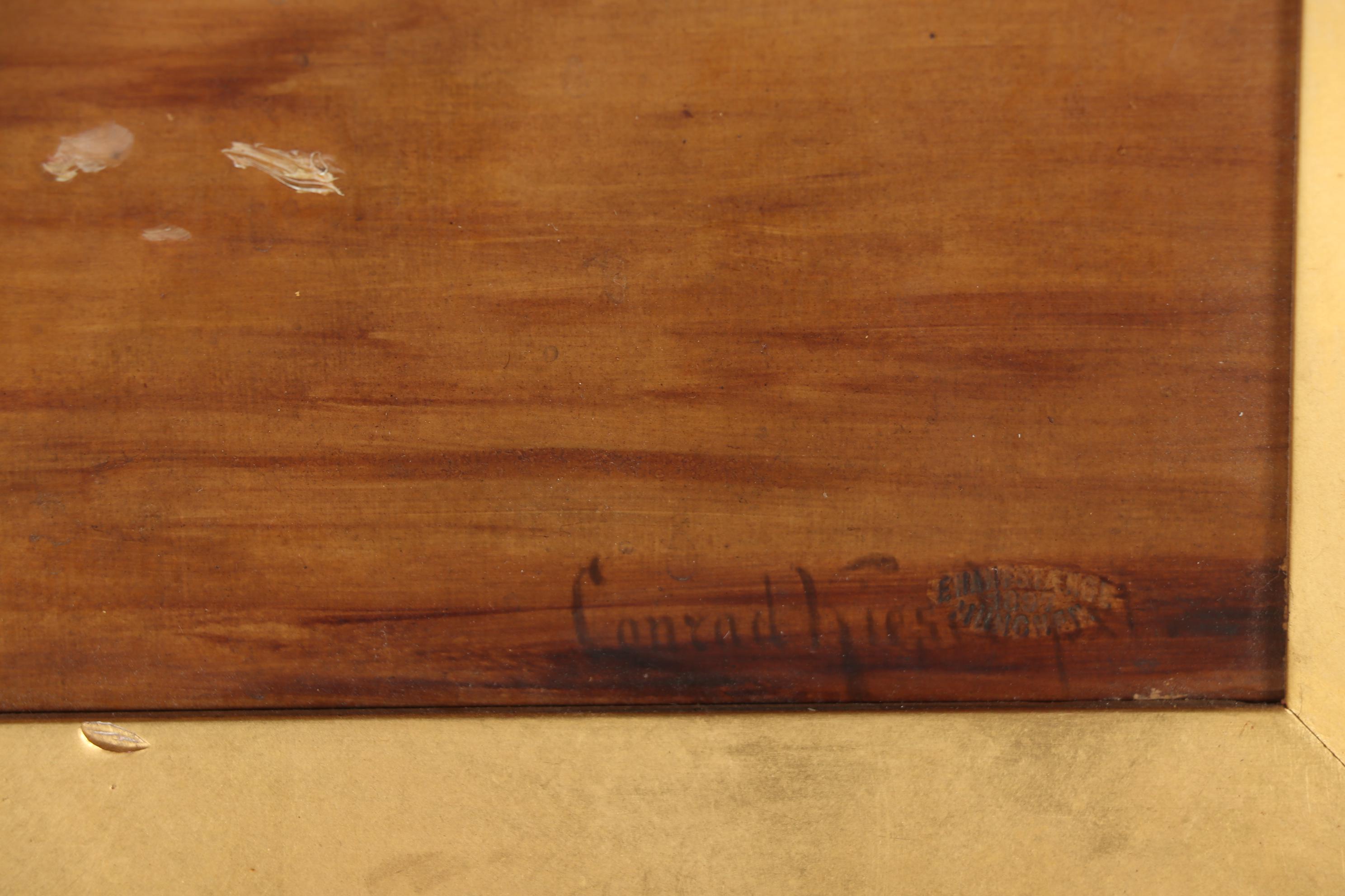 Conrad Kiesel Oil Painting of Lute Player, Circa 1897 EBTH