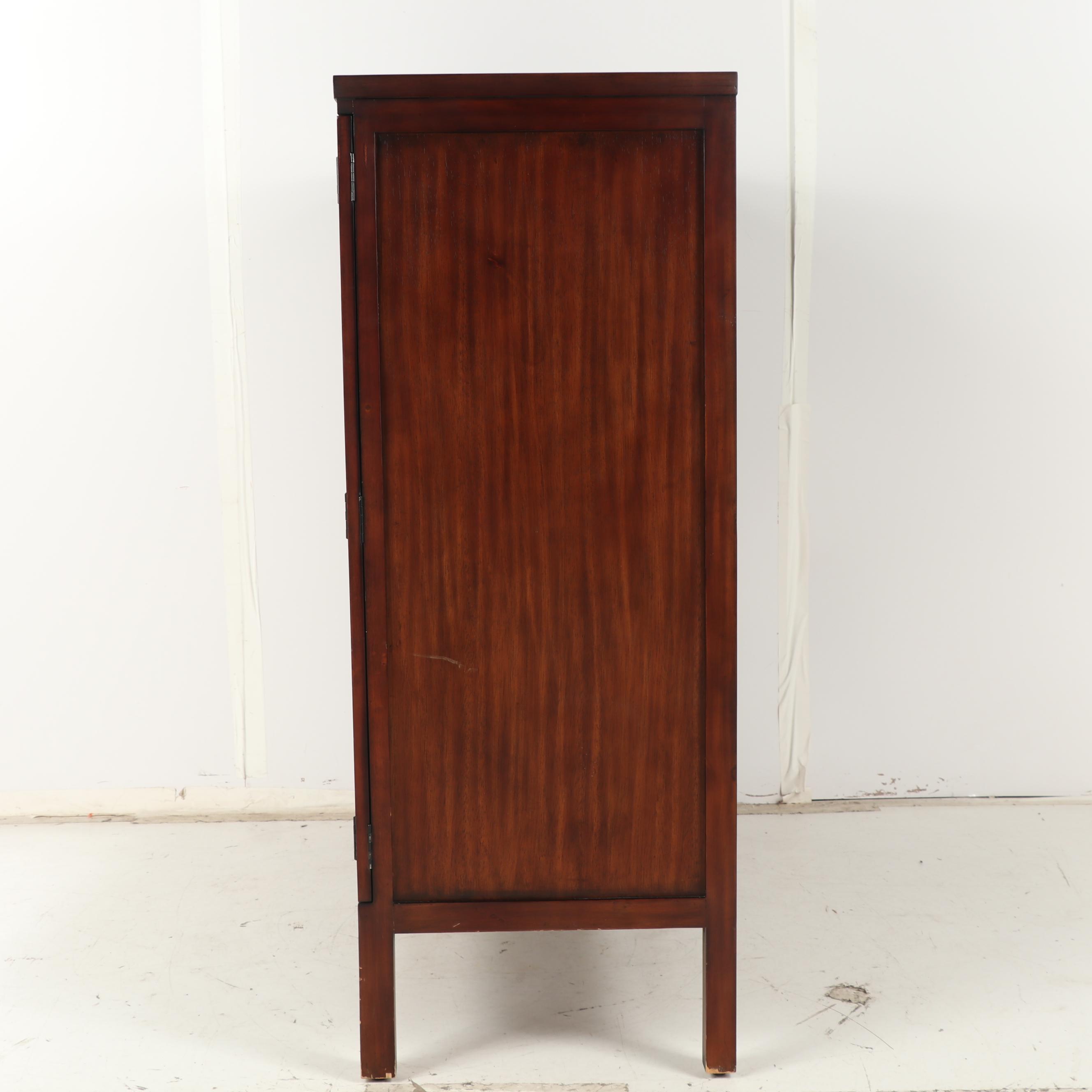 Contemporary Pier One Imports Carved and Painted Wooden ...