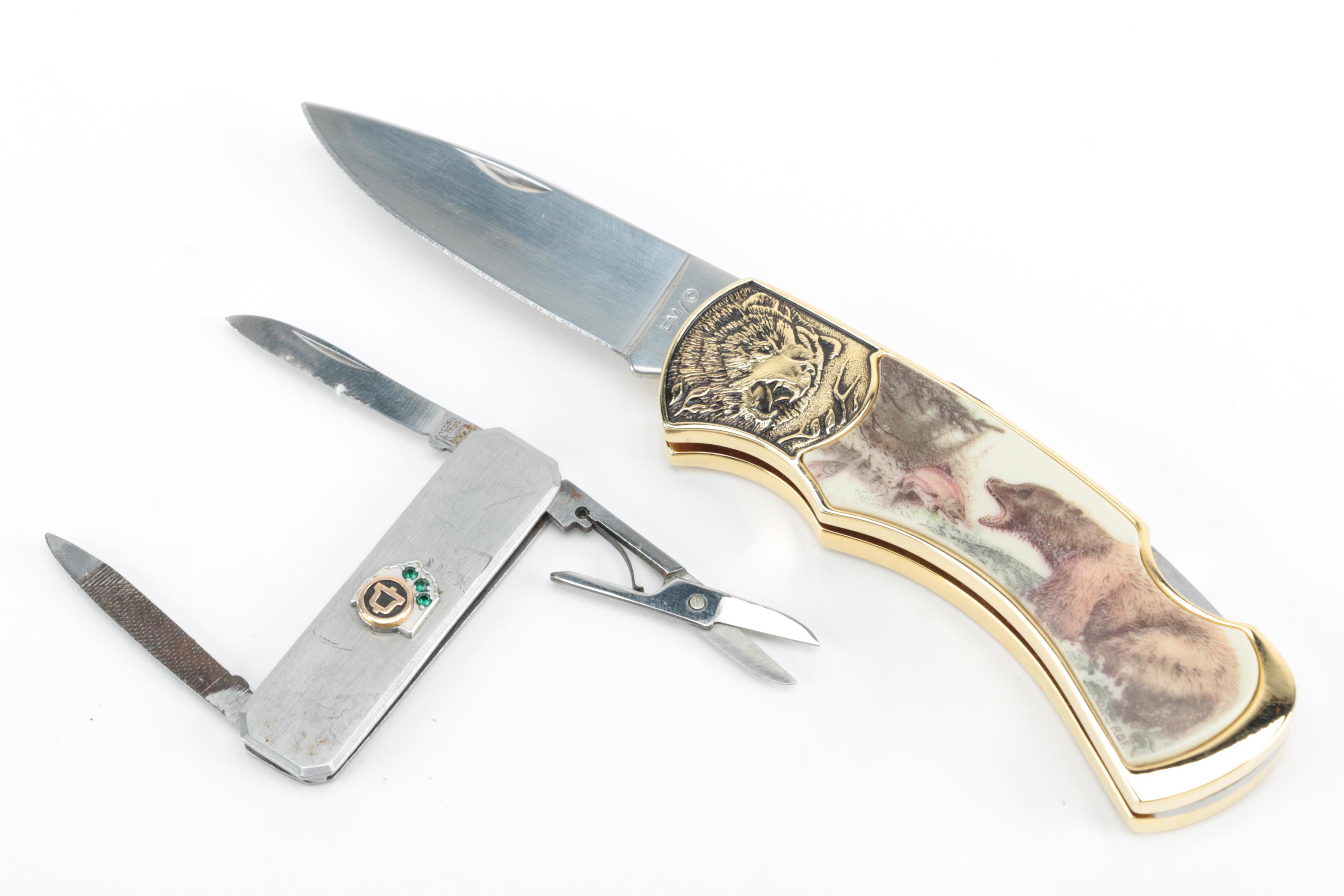 Jackmaster Baseball Knife and Other Folding Pocket Knives, Vintage EBTH