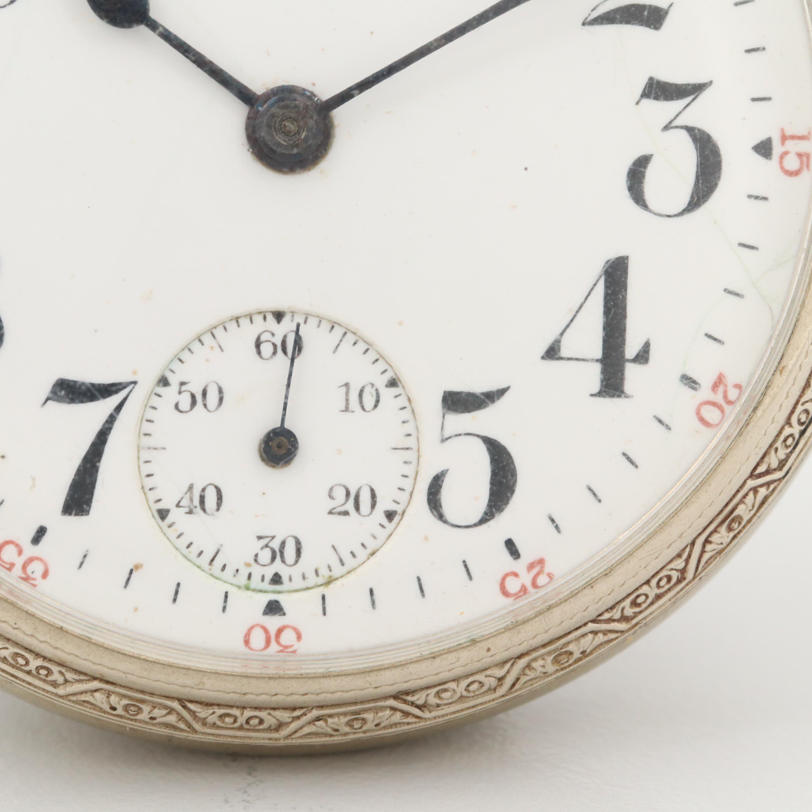 South Bend 14K Gold Filled Pocket Watch, 1921 EBTH