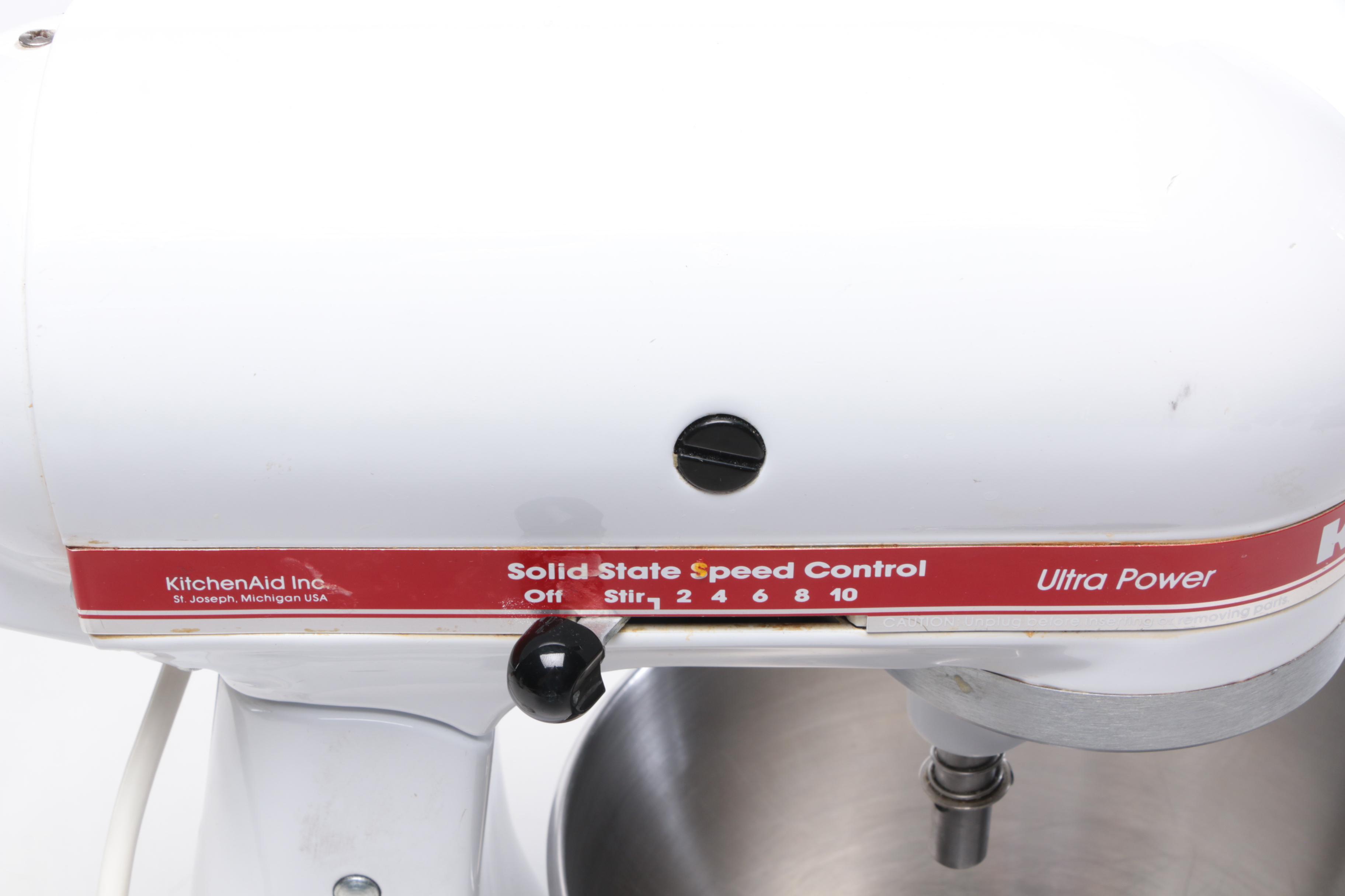 KitchenAid Ultra Power Model KSM90 Mixer with Bowls and Attachments EBTH