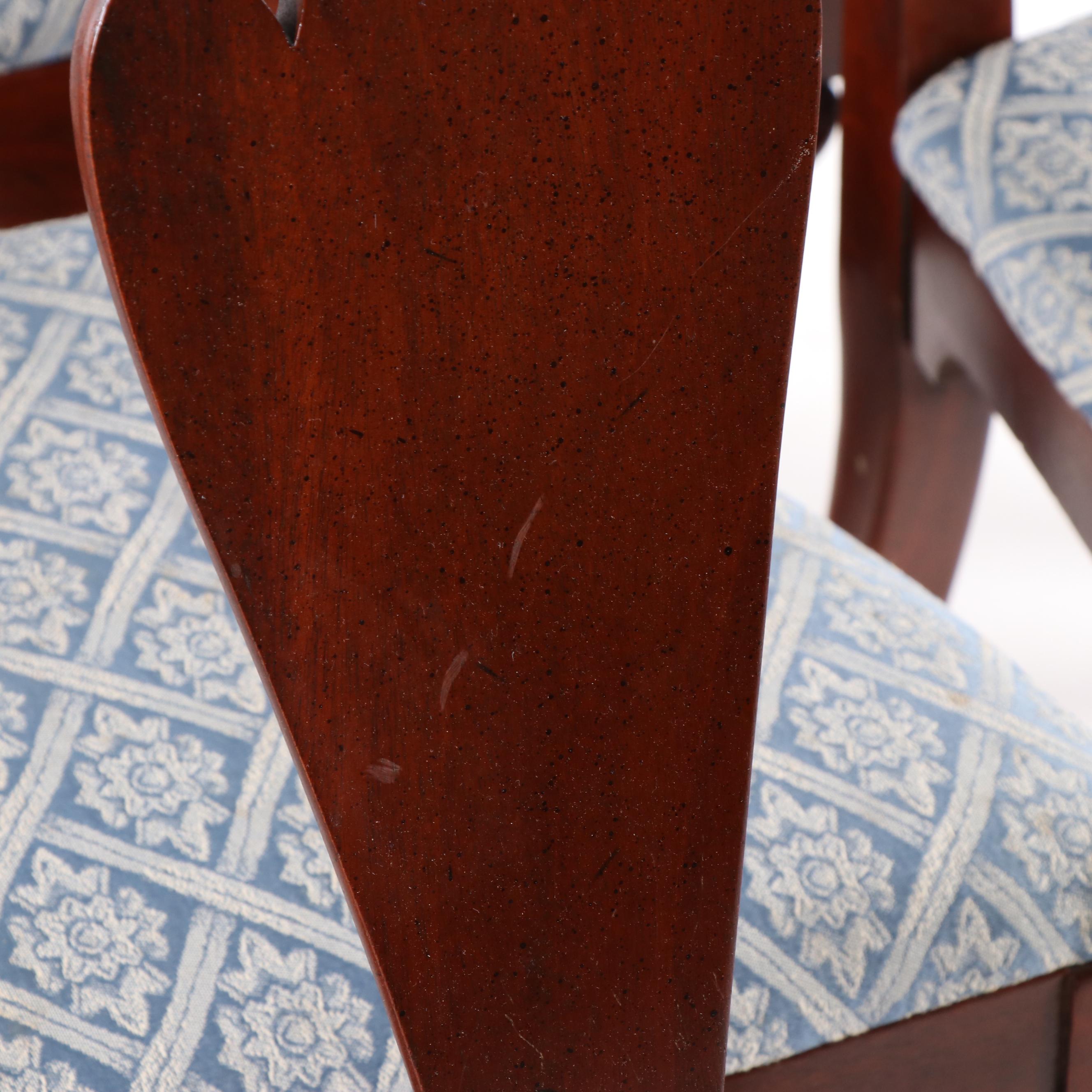 Federal Style MahoganyFinish Wood Dining Chairs EBTH