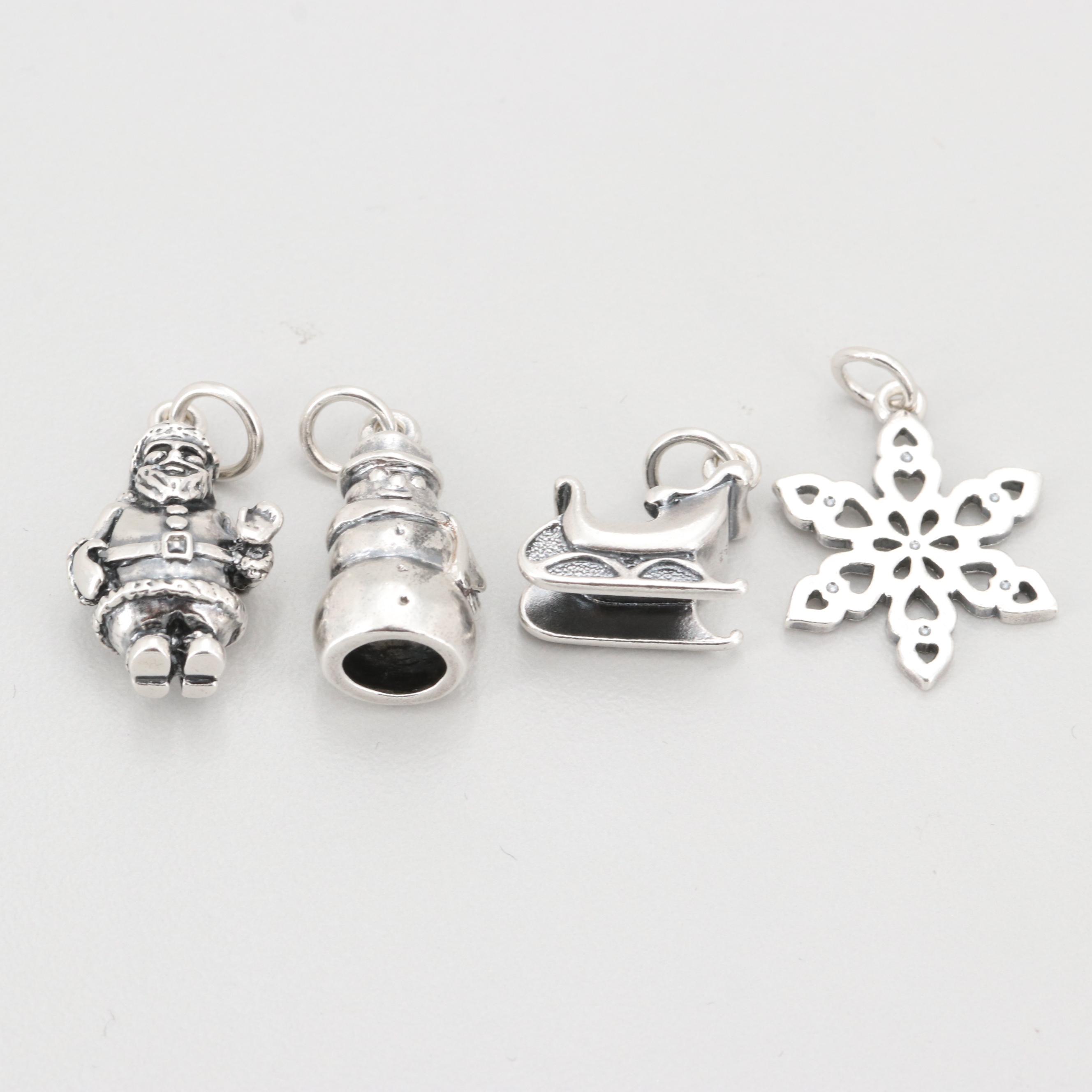 James Avery Sterling Silver Holiday Themed Charms EBTH