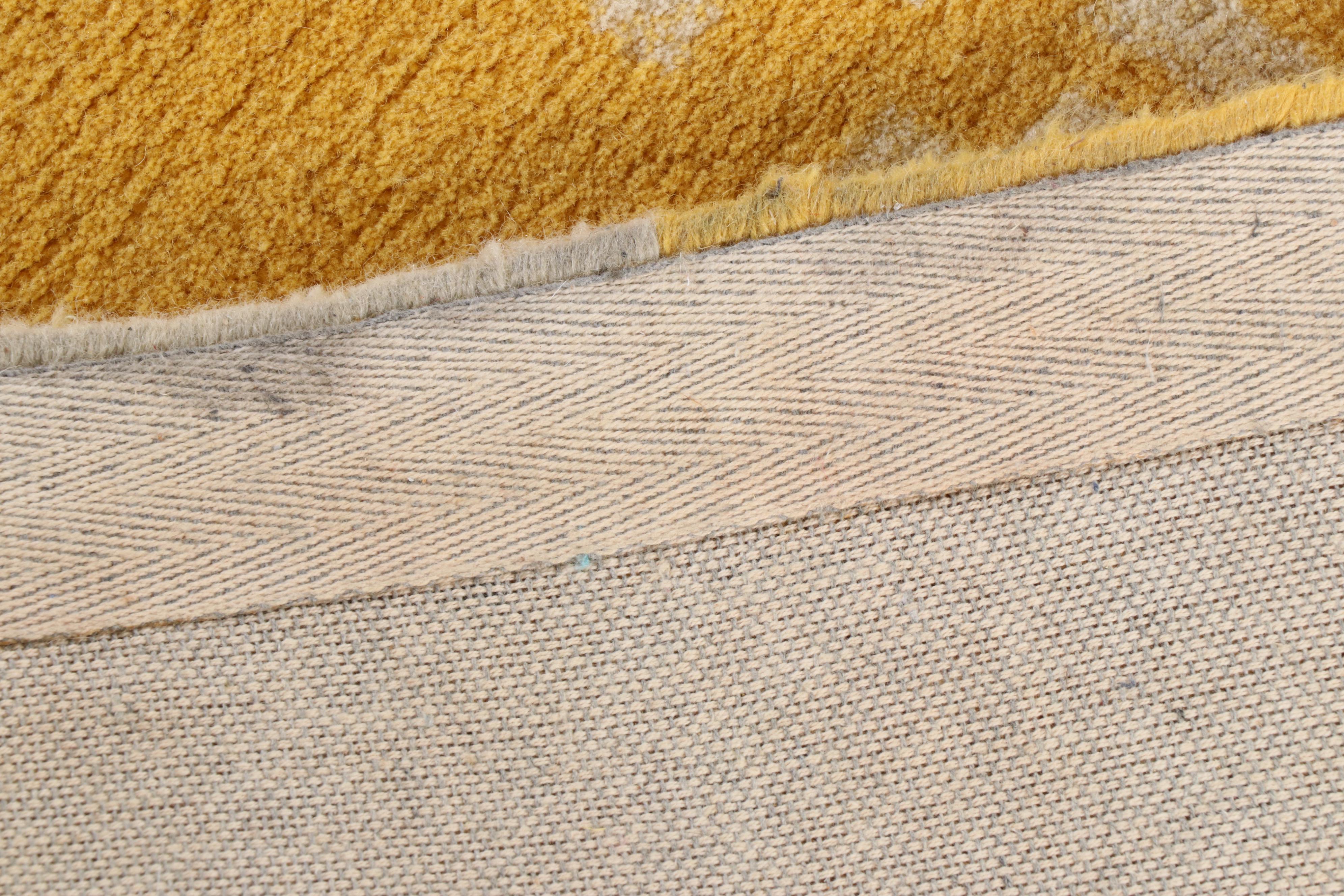 Tufted CB2 Indian Cotton Abstract Area Rug EBTH