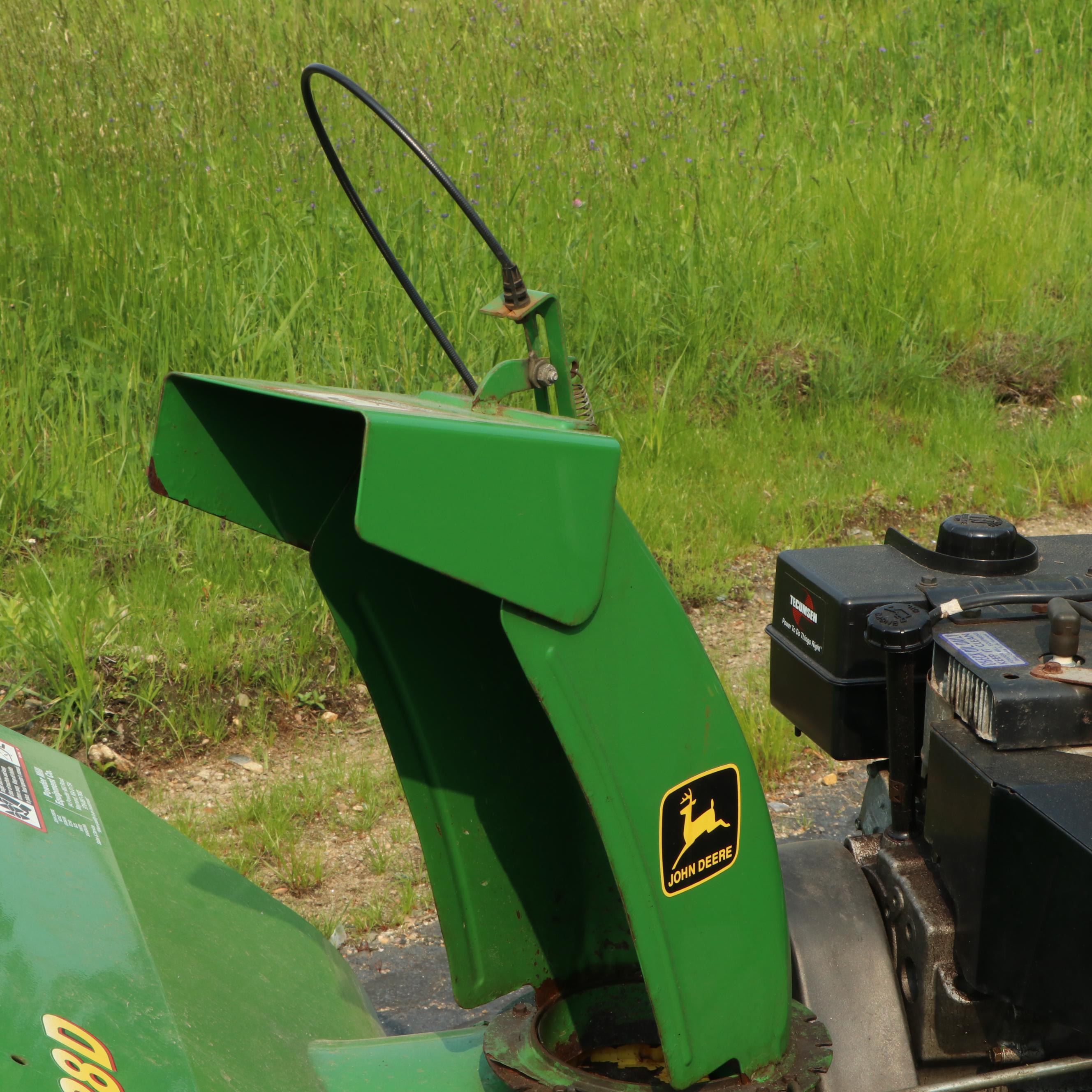 John Deere 828D Self-Propelled Walk-Behind Snow Blower | EBTH