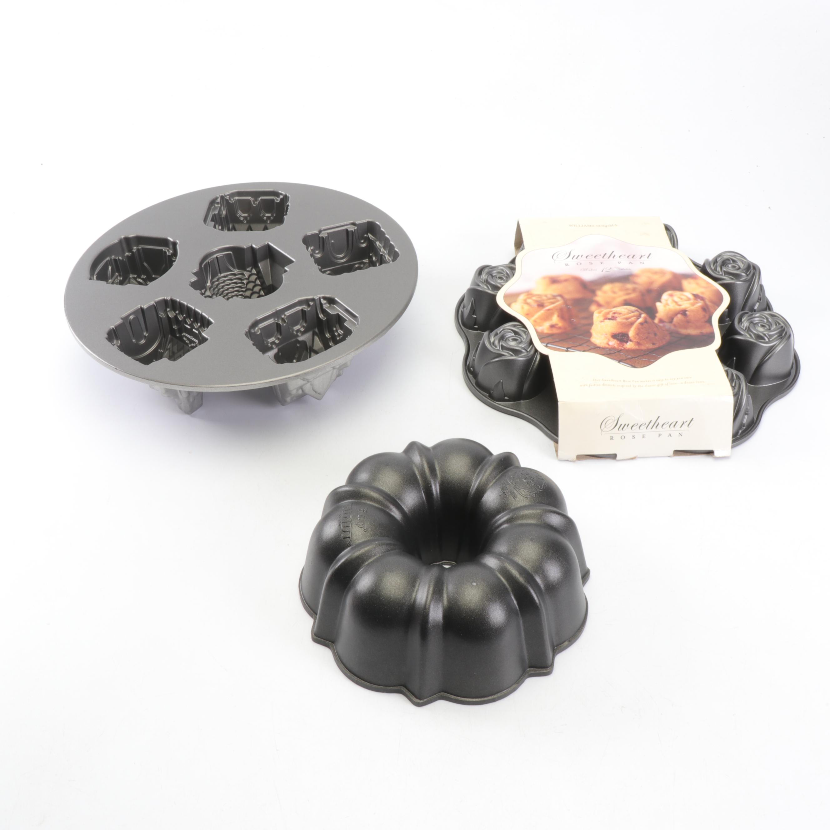 NordicWare Cake Pans and WilliamsSonoma Sweetheart Rose
