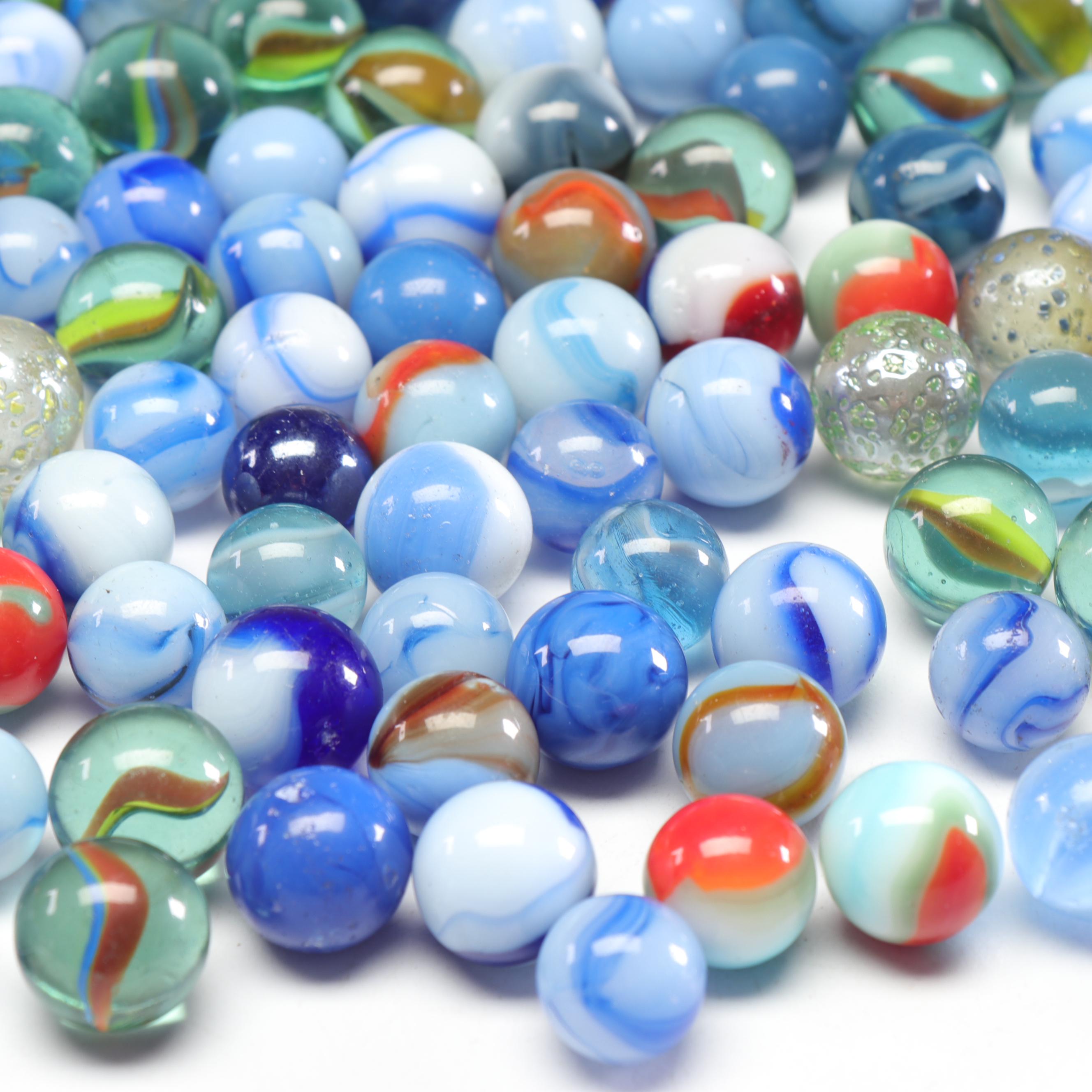 Vintage Blown Glass Marbles EBTH
