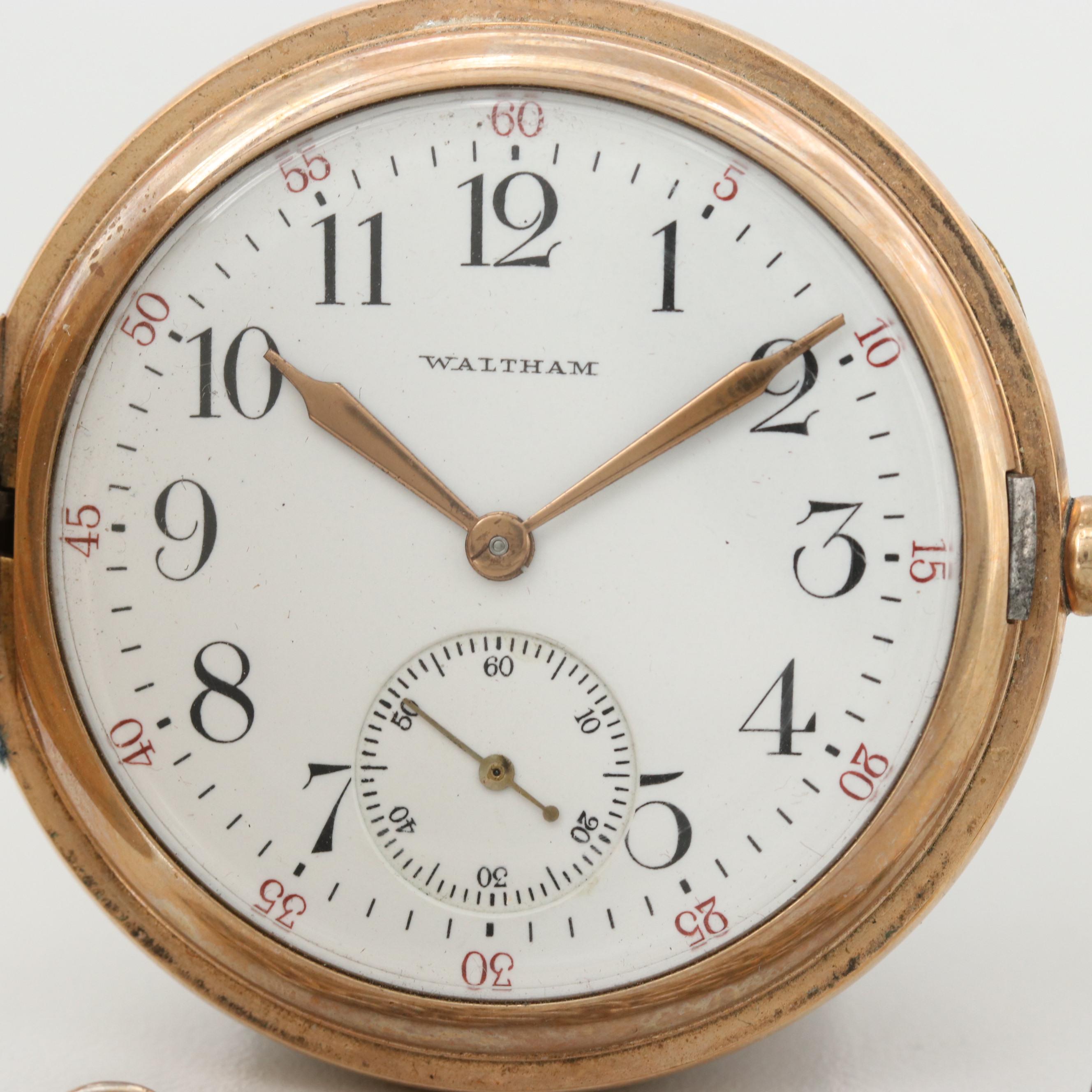 Antique Waltham Gold Filled Pocket Watch, 1912 EBTH