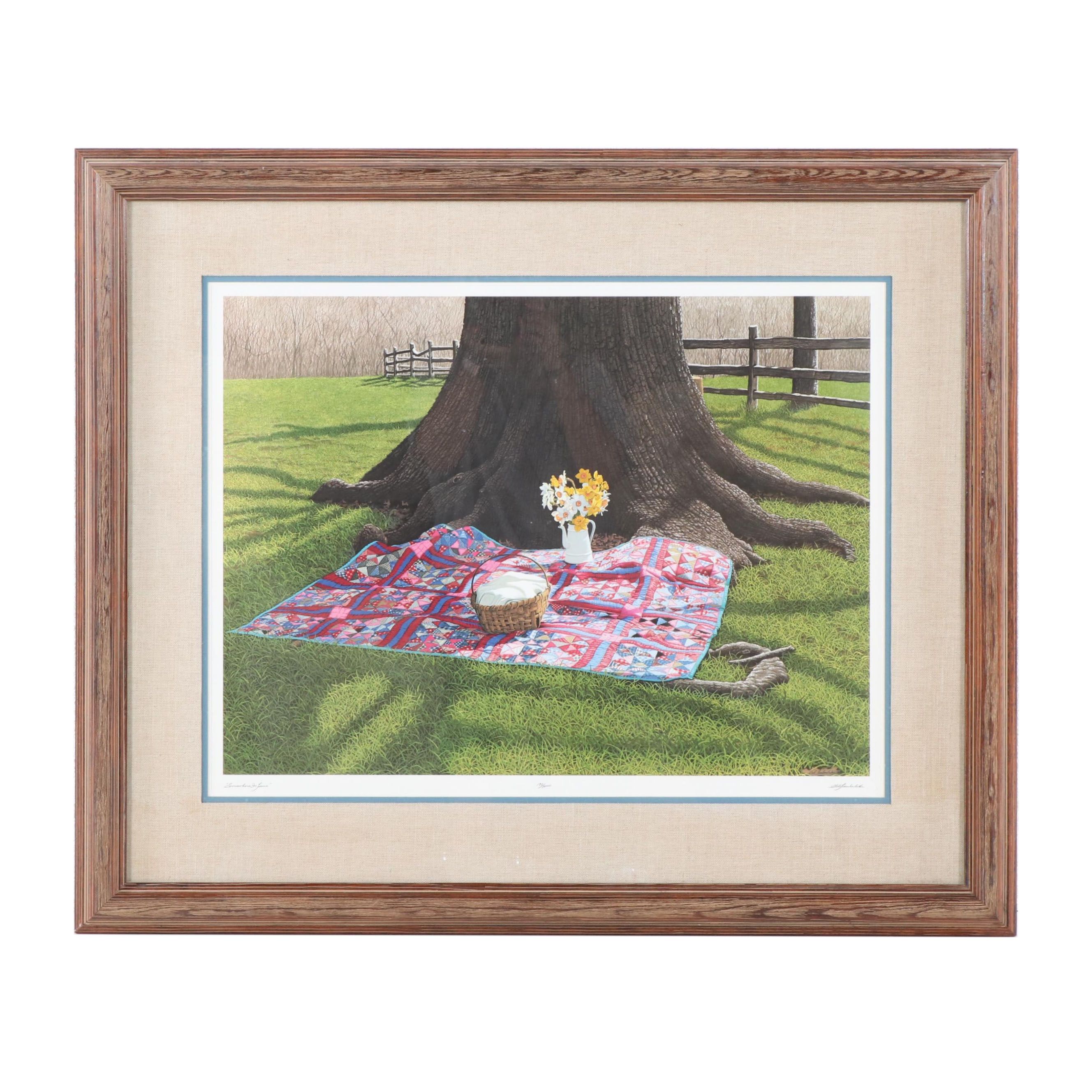 Bob Timberlake Offset Lithograph "Somewhere in Time" EBTH