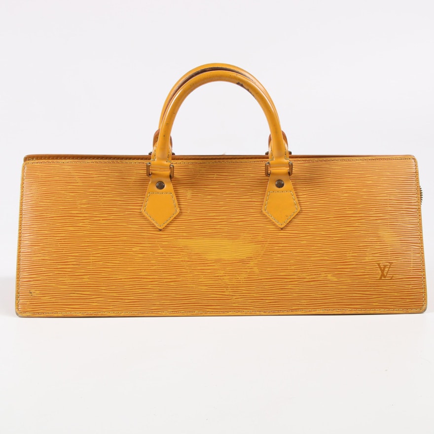 Louis Vuitton Paris Sac Triangle Bag in Tassil Yellow Epi Leather | EBTH