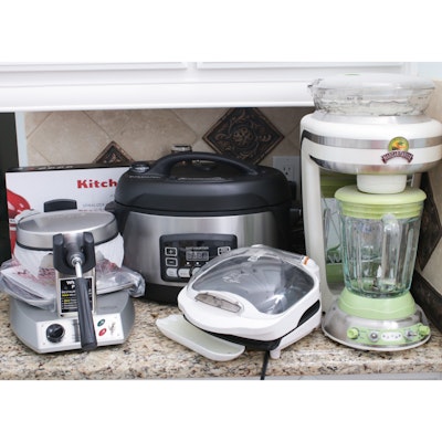 Pressure Cooker, Margarita Machine, Waffle Maker and More Kitchen Appliances Pressure Cooker, Margarita Machine, Waffle Maker and More Kitchen Appliances