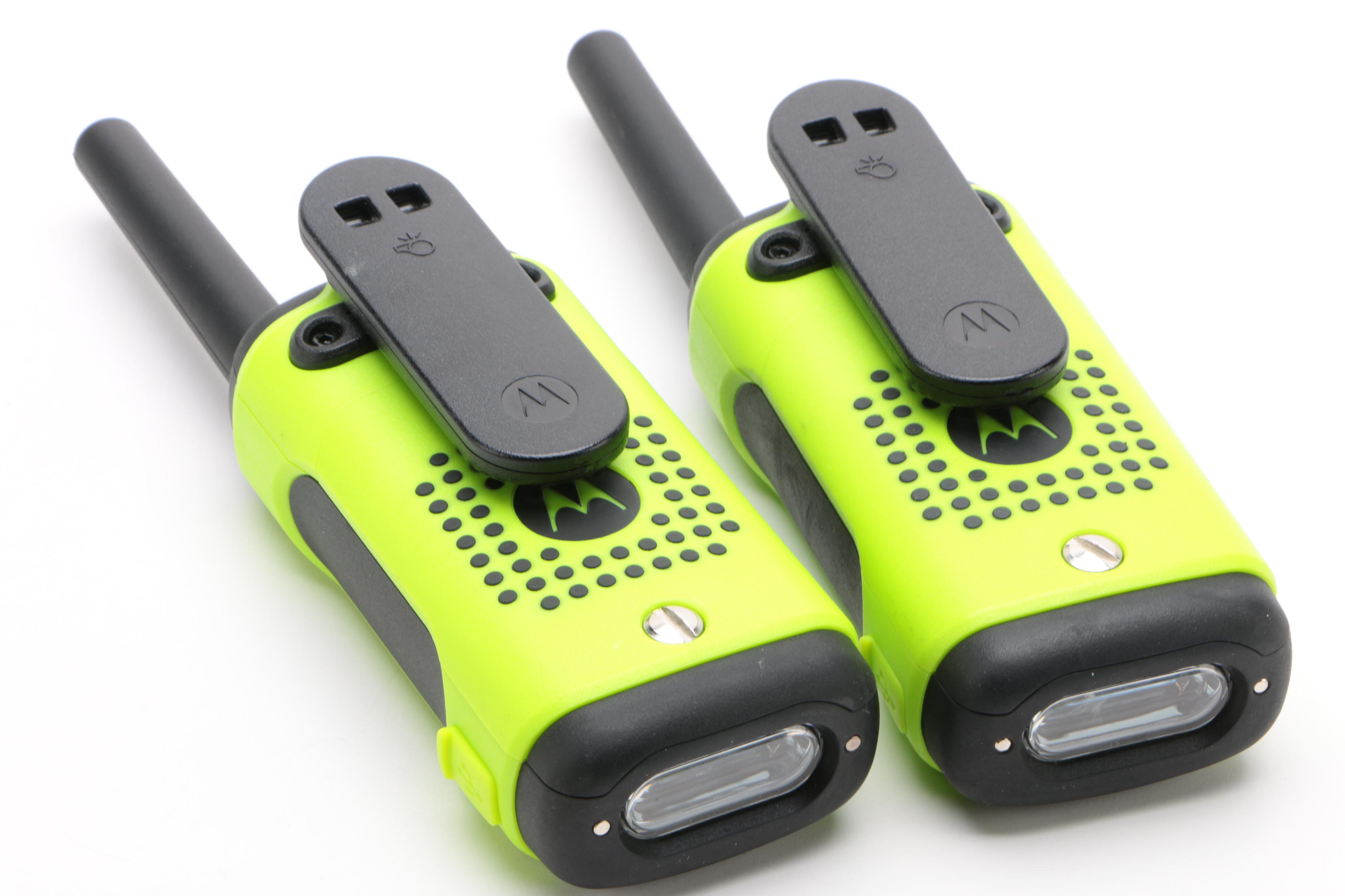 Motorola Talkabout T600 H20 TwoWay Radios with Surveillance Headsets EBTH