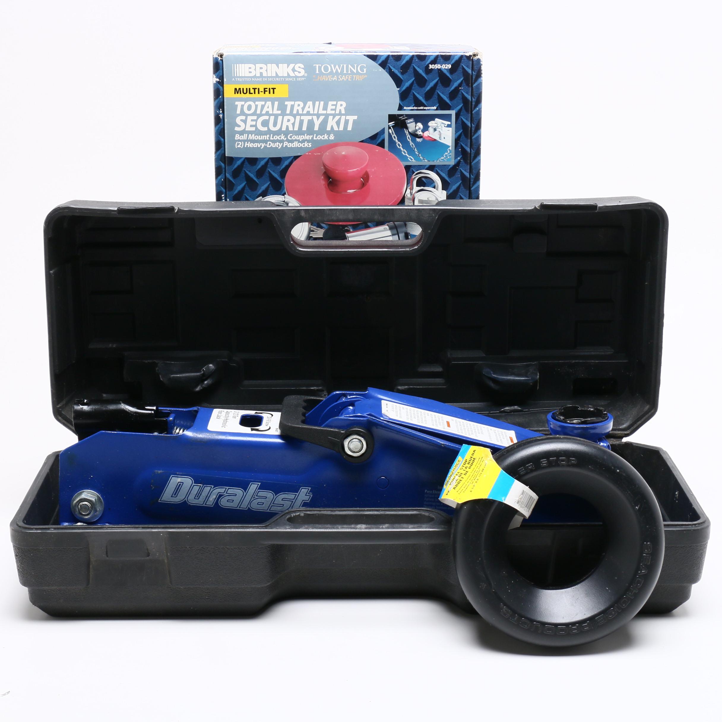Duralast Floor Jack Brinks Total Trailer Security Kit And