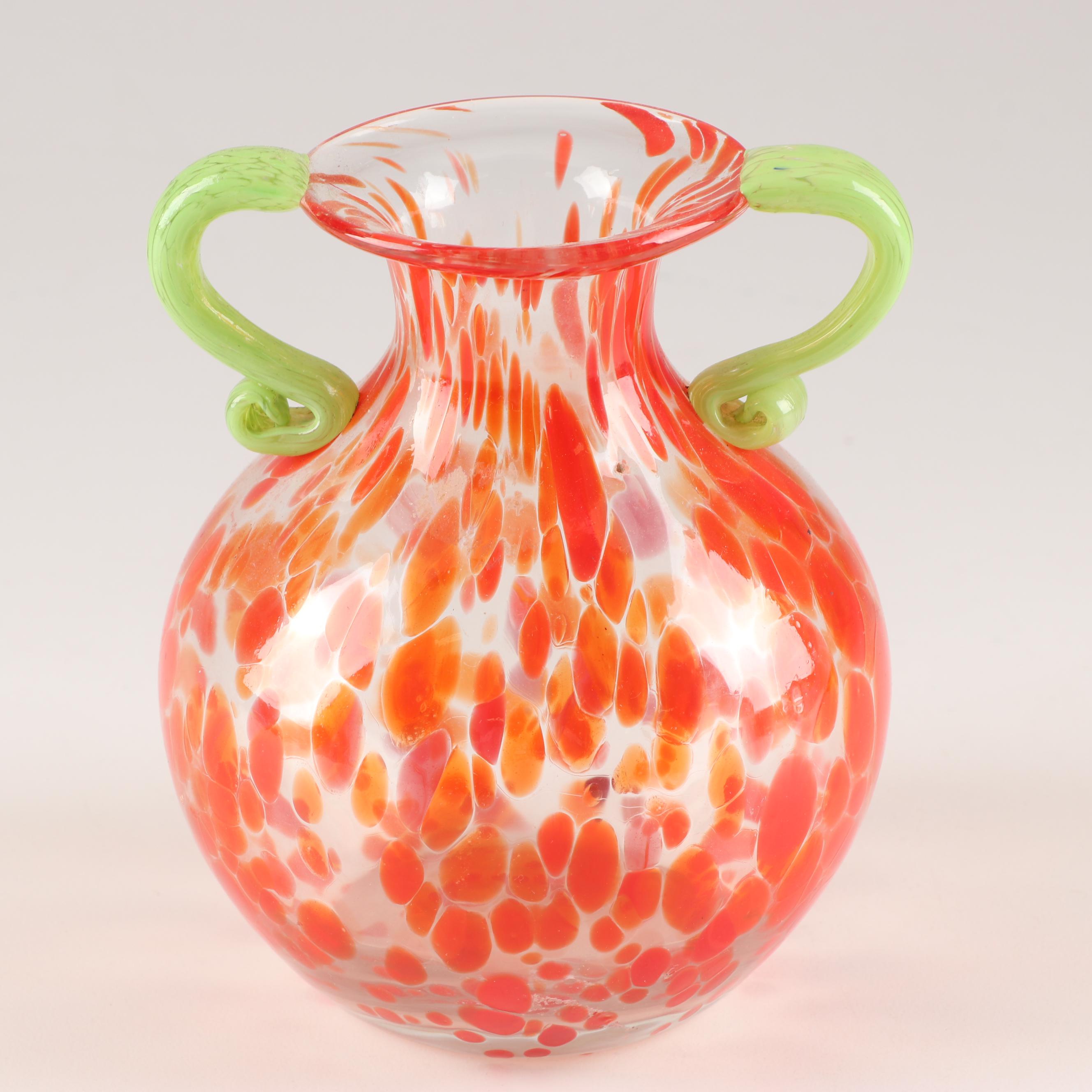 Mouth Blown Art Glass Vases EBTH