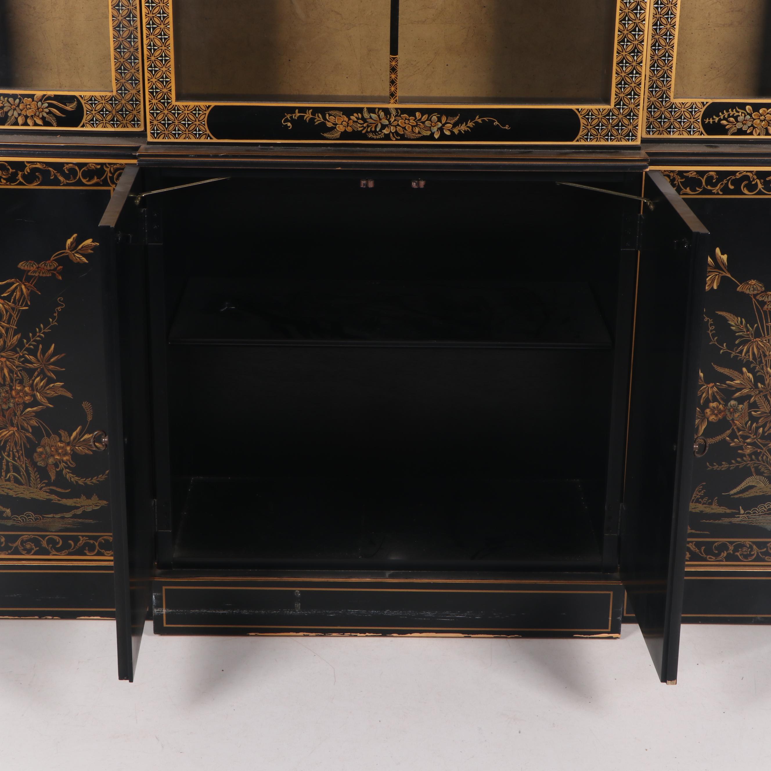 Drexel Heritage Chinoiserie Decorated Wooden China EBTH