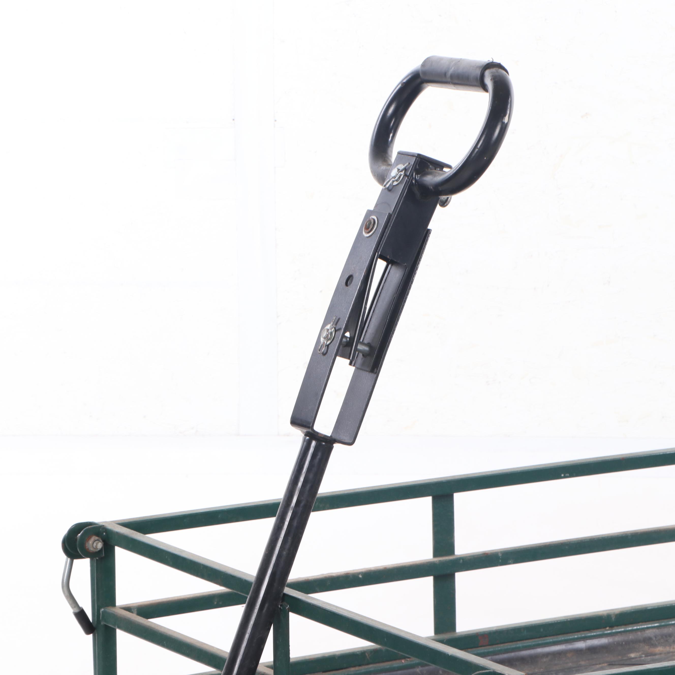 GreenPainted Steel Garden Cart EBTH