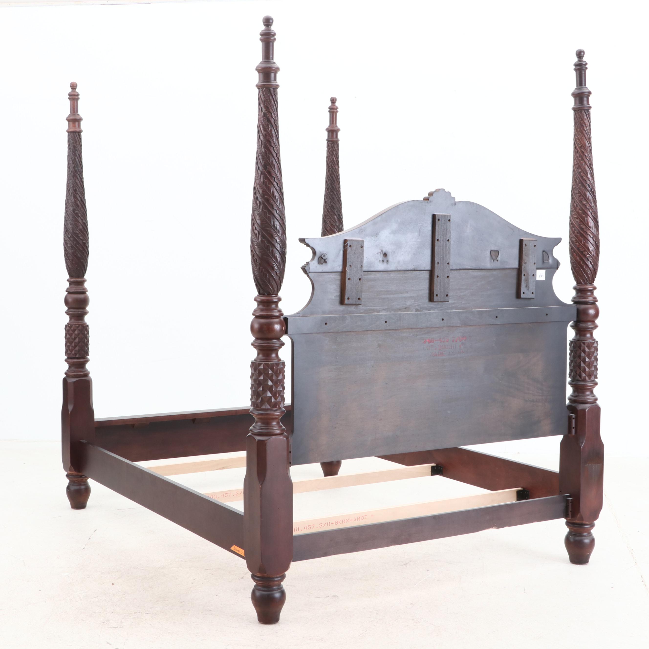 Bernhardt "Belmont" Collection Mahogany four Poster Plantation Bed