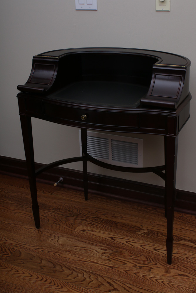 Bombay Company LeatherTop Writing Desk with Chair EBTH