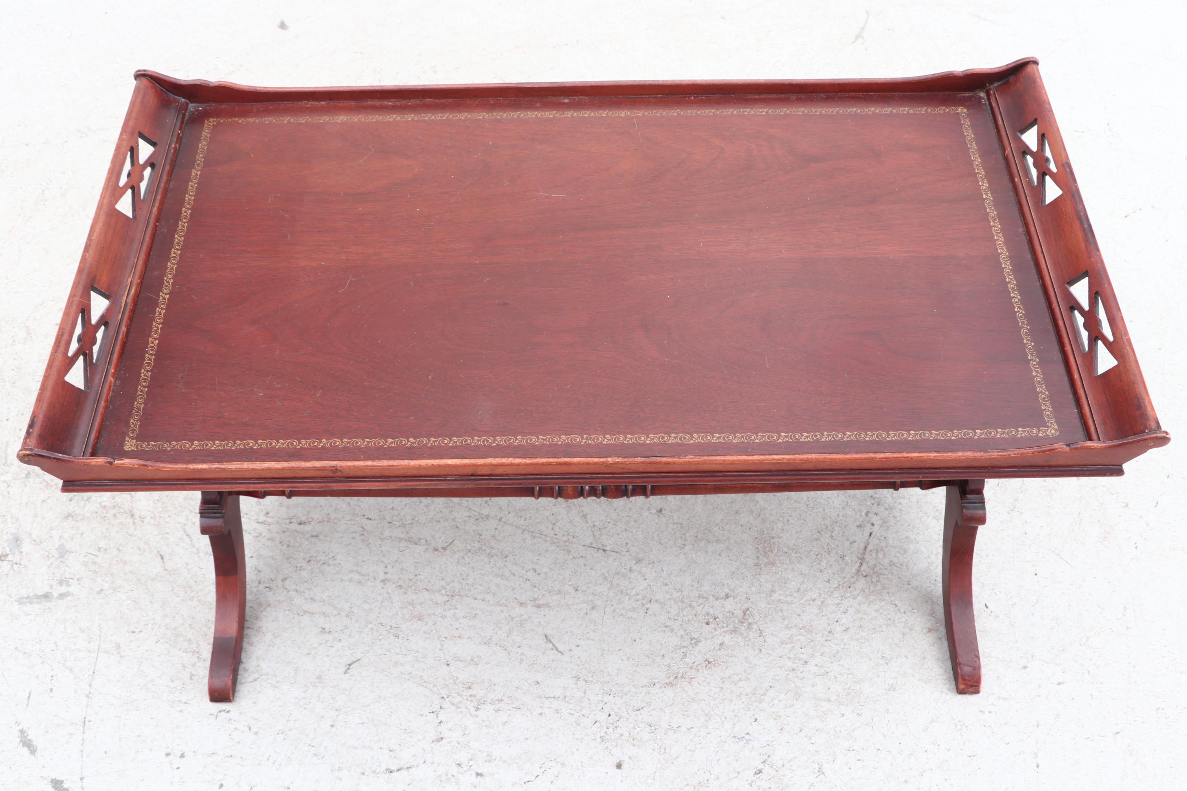 American Furniture Novelty Co. Mahogany Side Table, Circa 1920 EBTH