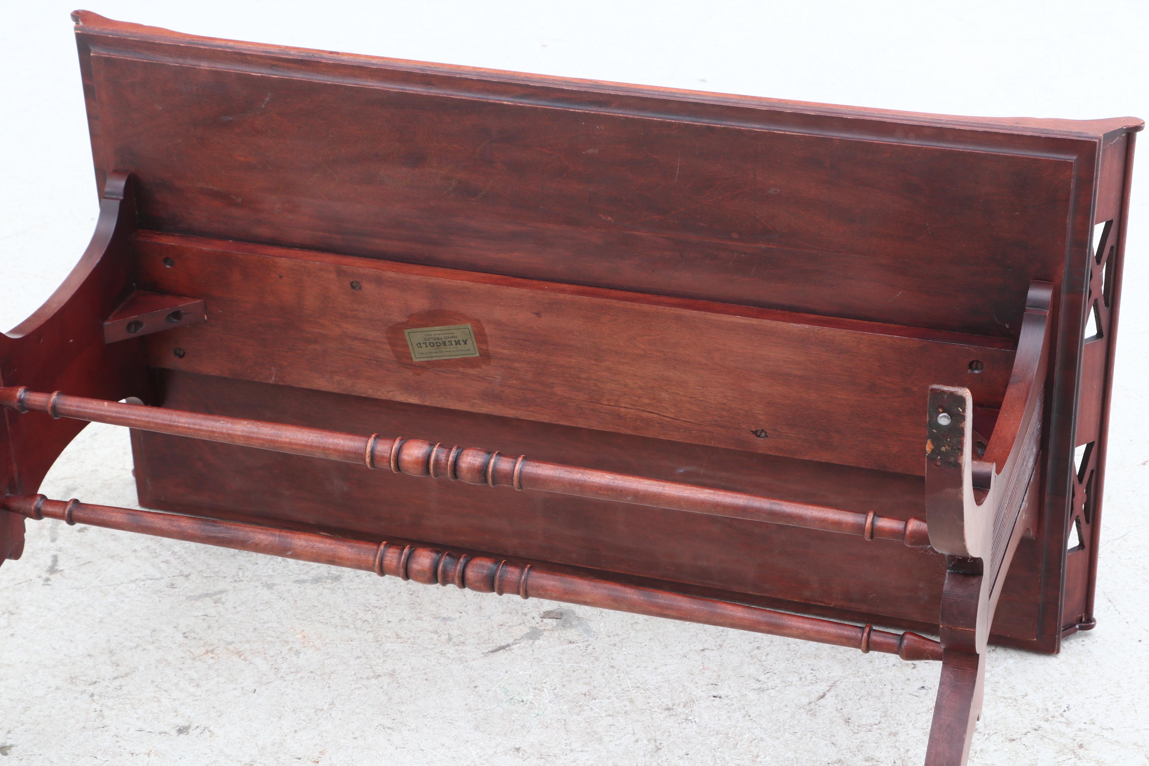 American Furniture Novelty Co. Mahogany Side Table, Circa 1920 EBTH