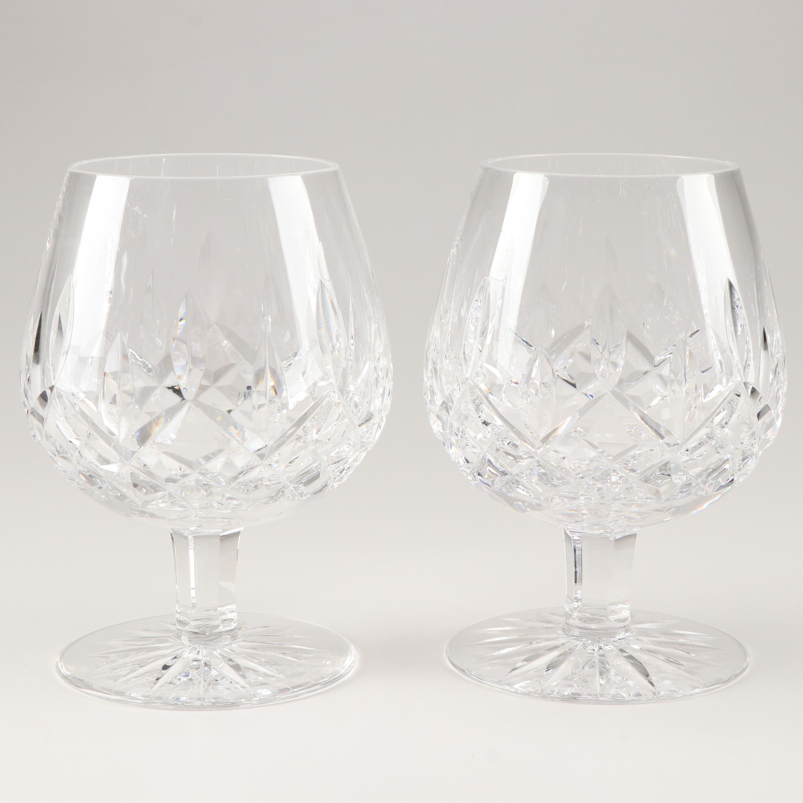 Waterford Crystal "Lismore" Brandy Glasses EBTH