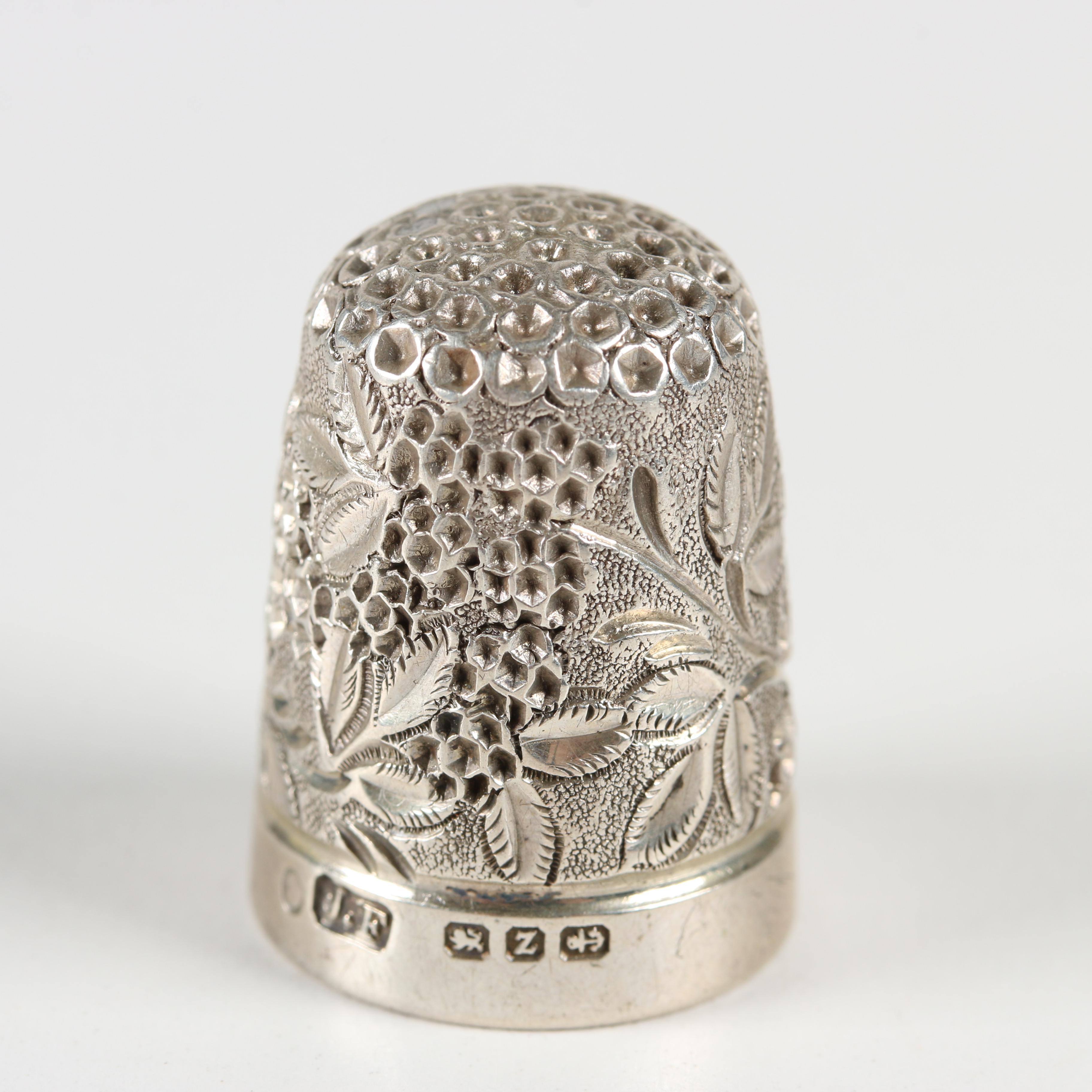 Sterling Silver Thimble Assortment, Early to Mid 20th Century EBTH