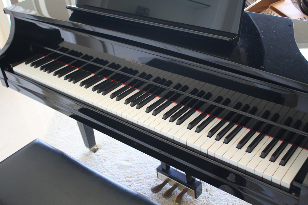 kimball baby grand piano 1950s