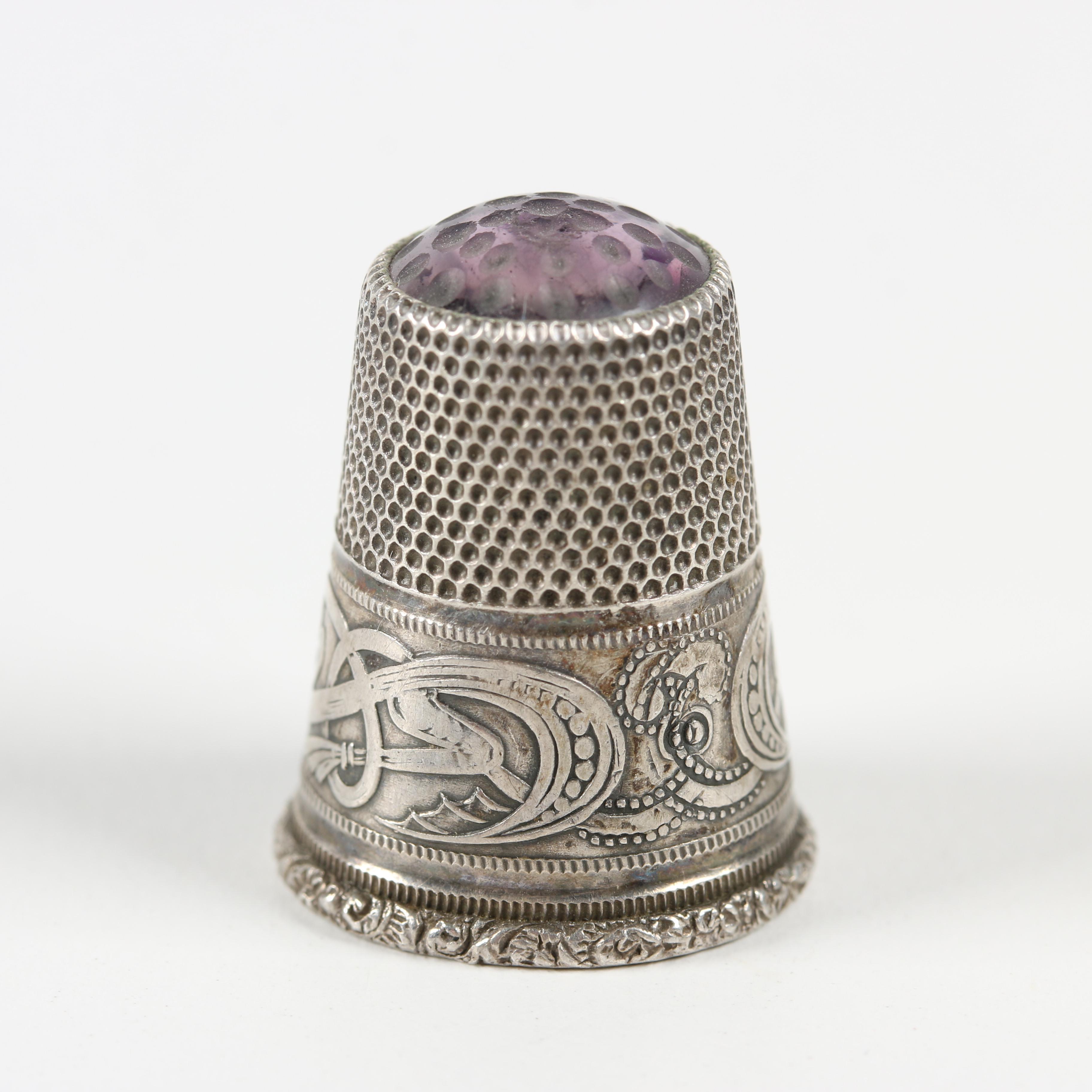 Sterling Silver Thimbles Assortment, Early to Mid 20th Century | EBTH