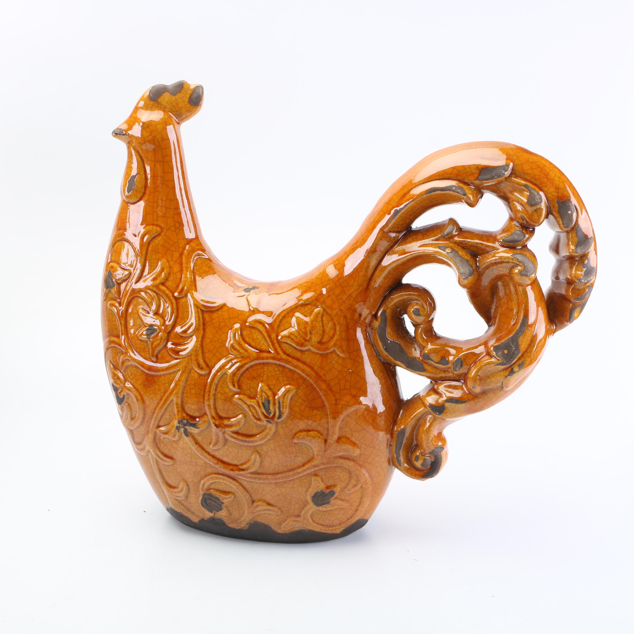 Ceramic Trays and Vases including Artificial Fruit Decor EBTH