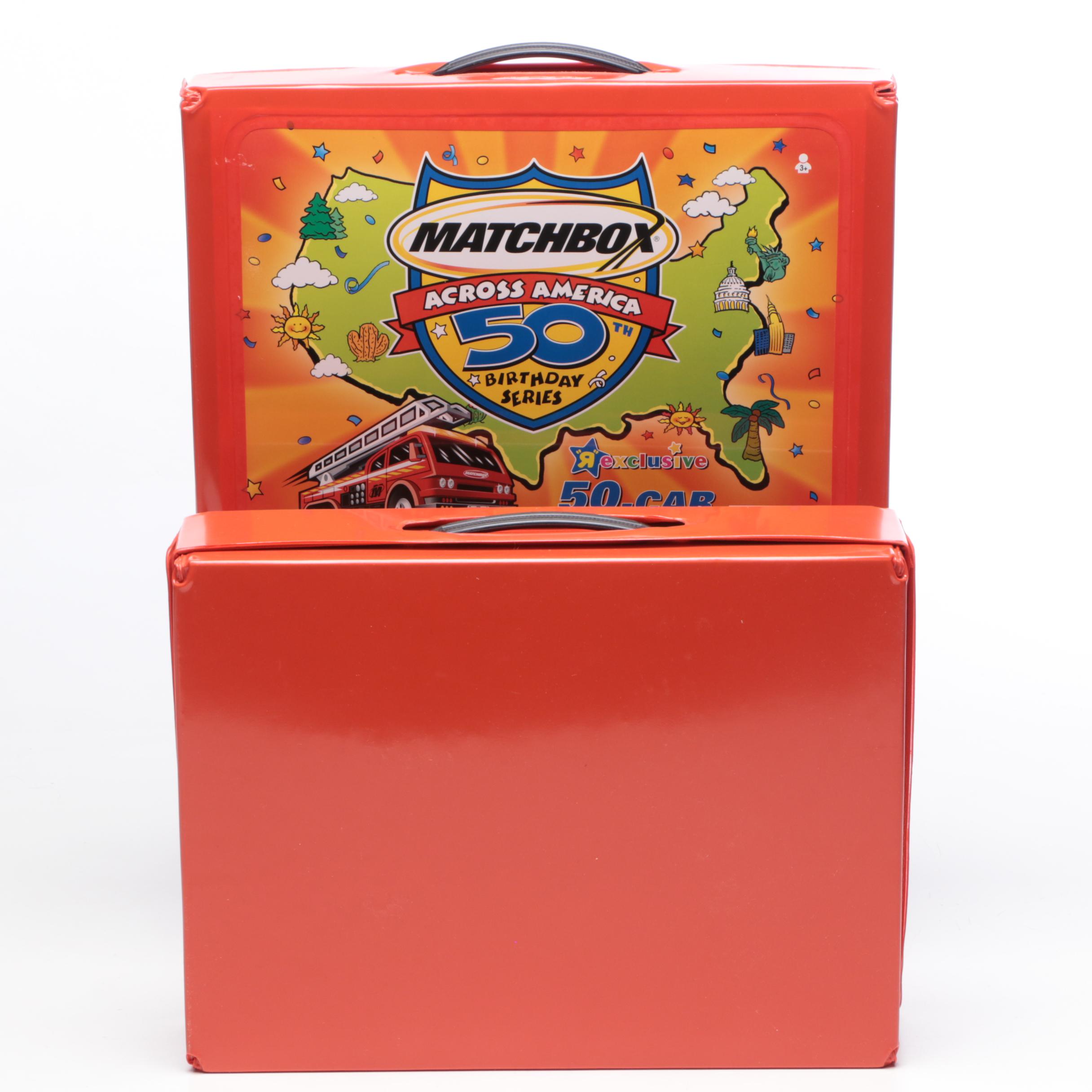 Matchbox Across America 50th Birthday Series License Plate and Car