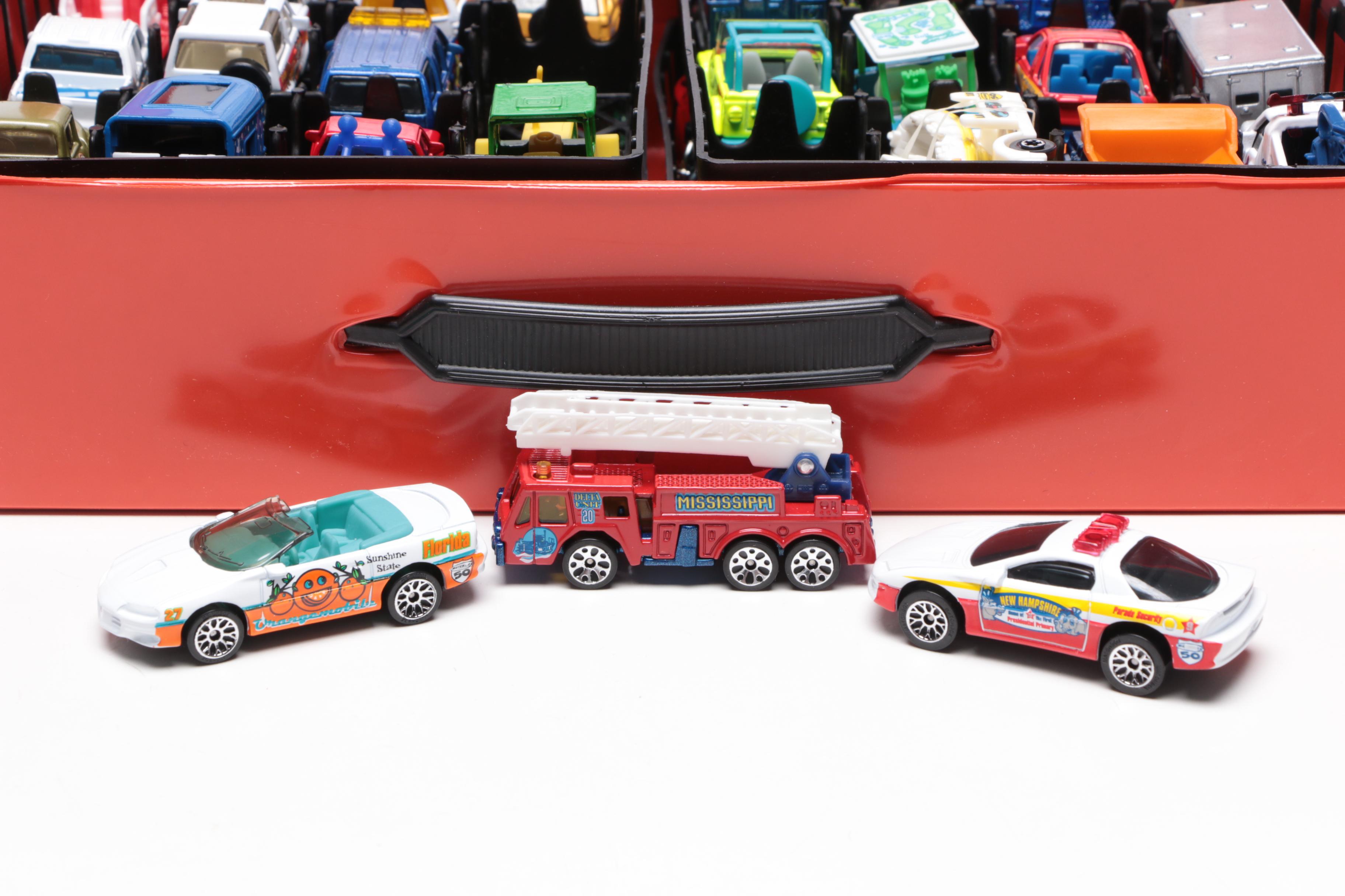 Matchbox Across America 50th Birthday Series License Plate and Car