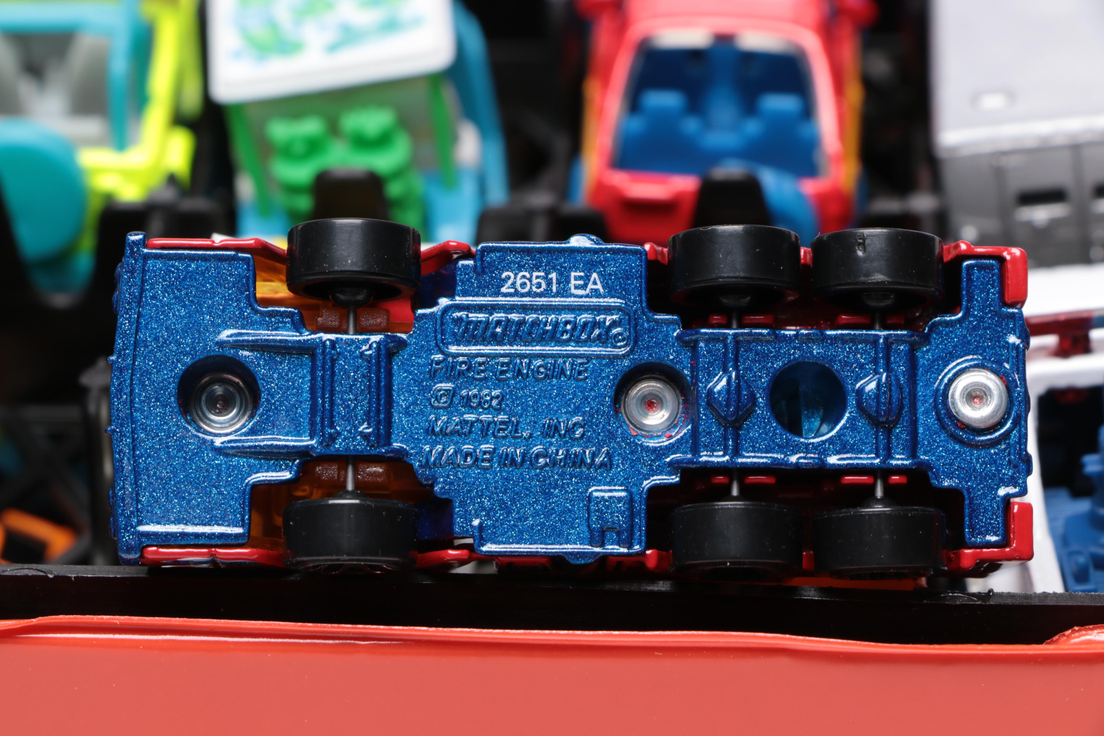 Matchbox Across America 50th Birthday Series License Plate and Car